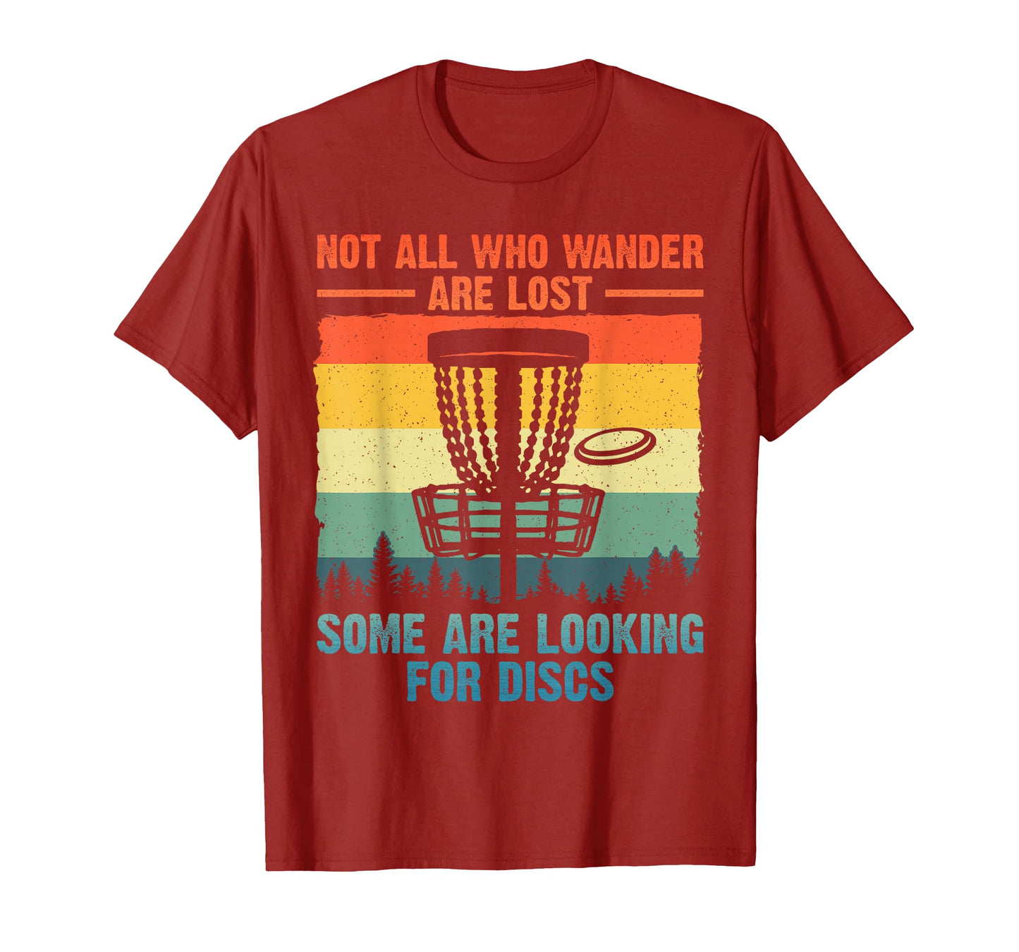 Funny Disc Golf Art For Men Women Disc Golfer Play Disc Golf T-Shirt