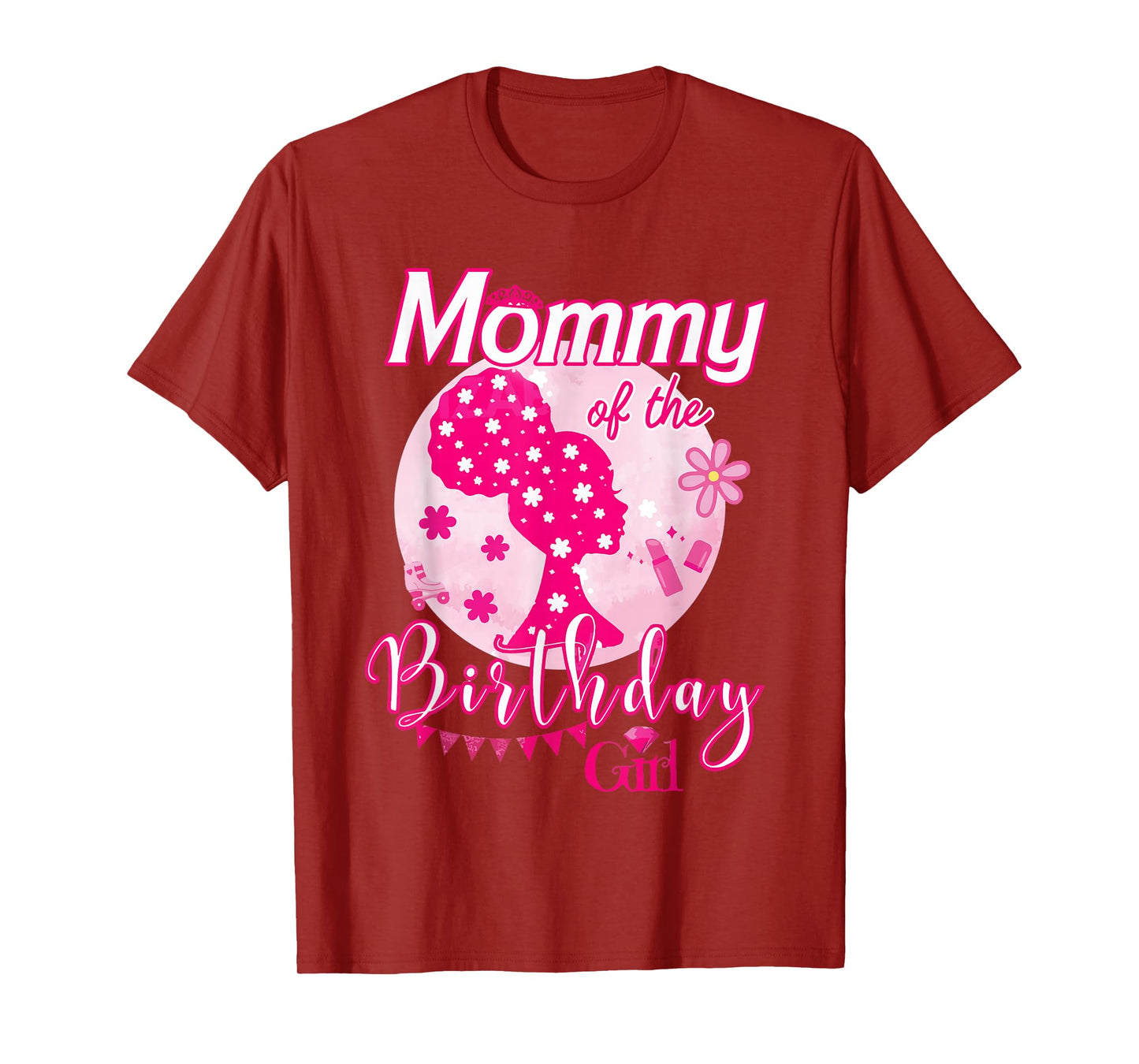 Mommy Of The Birthday Girl Doll Birthday Kid Family Matching T-Shirt