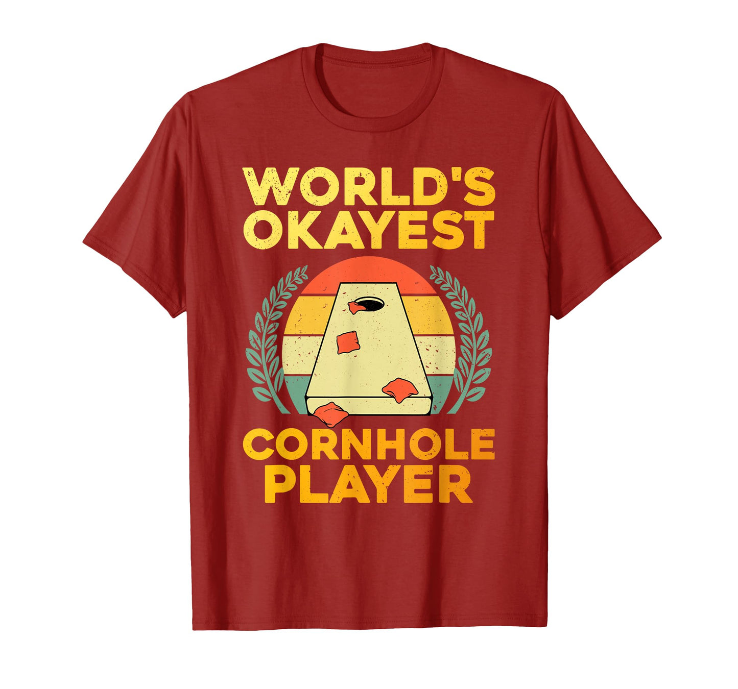 Cool Cornhole Design for Men Women Corn Hole Cornhole Player T-Shirt