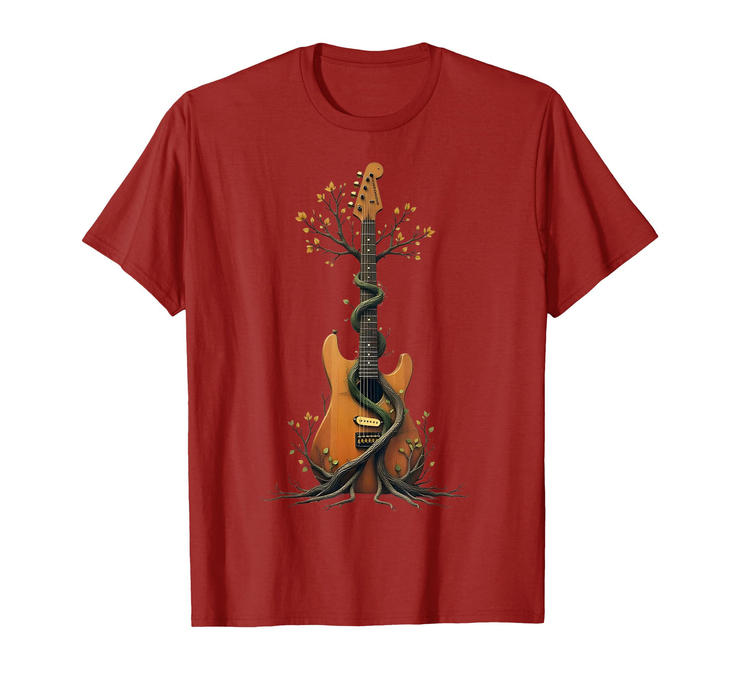 Acoustic Guitar Tree of Life Guitar Player Guitarist T-Shirt