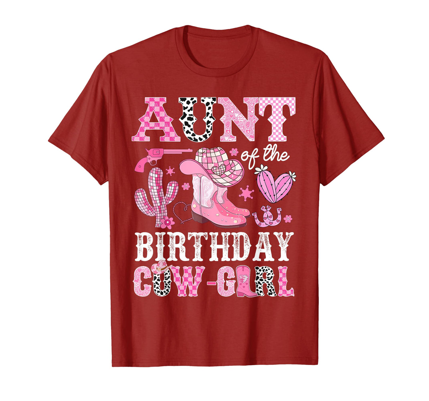 Aunt Of The Birthday Cow-Girl Rodeo Cowgirl Bday T-Shirt