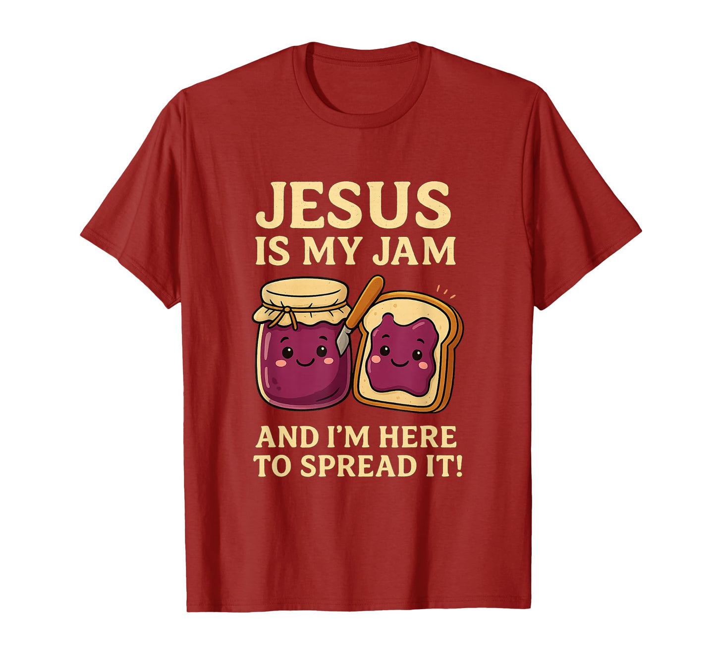 Jesus is My Jam Shirt Funny Christian Faith Bible T-Shirt