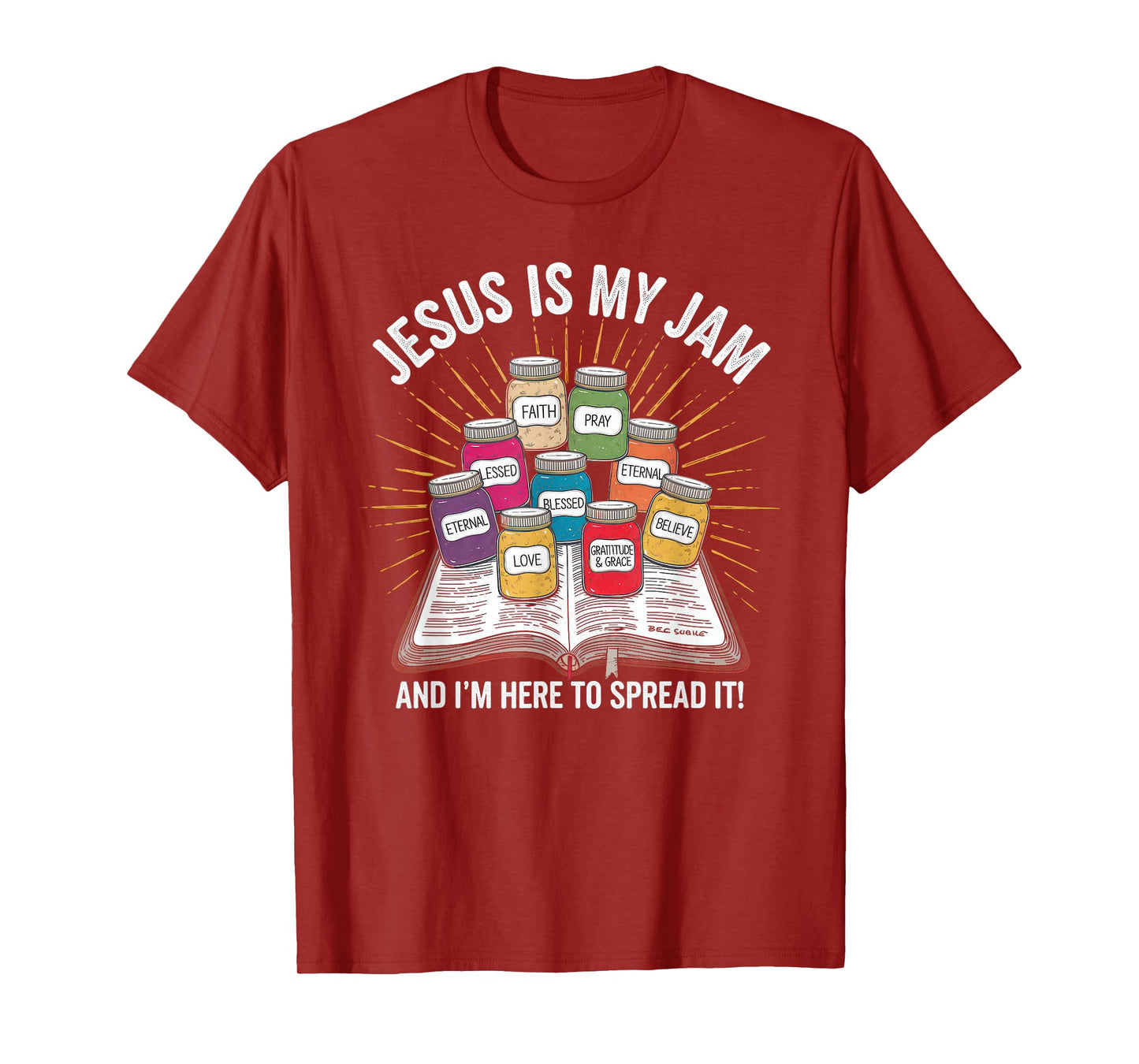 Jesus is My Jam Tshirt Men Women Christian Bible Verse T-Shirt
