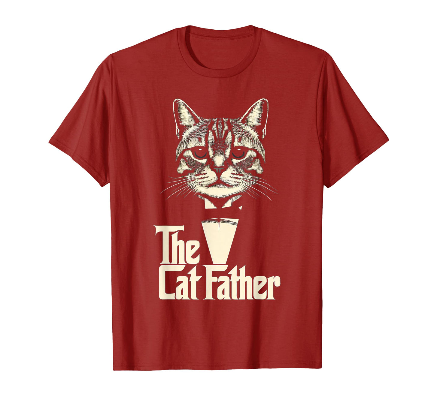 Cat Lover Gifts Funny The CatFather Mens Cat Dad T-Shirt
