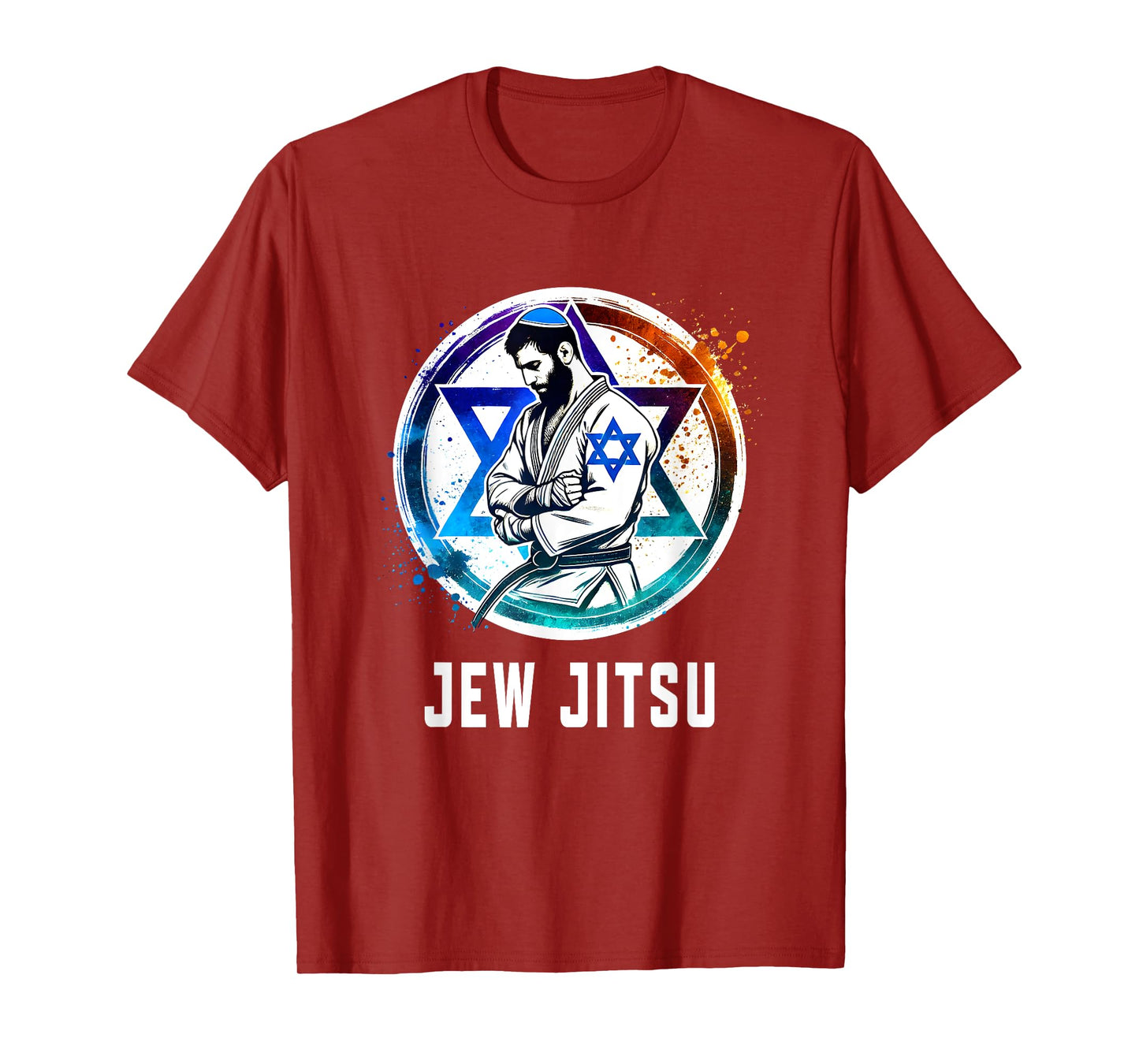 Jewish Jitsu Funny Jewish Martial Arts BJJ T-Shirt