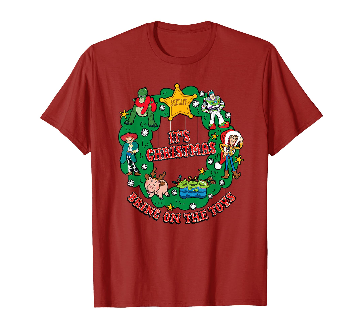 Disney & Pixar's Toy Story It's Christmas, Bring on The Toys T-Shirt
