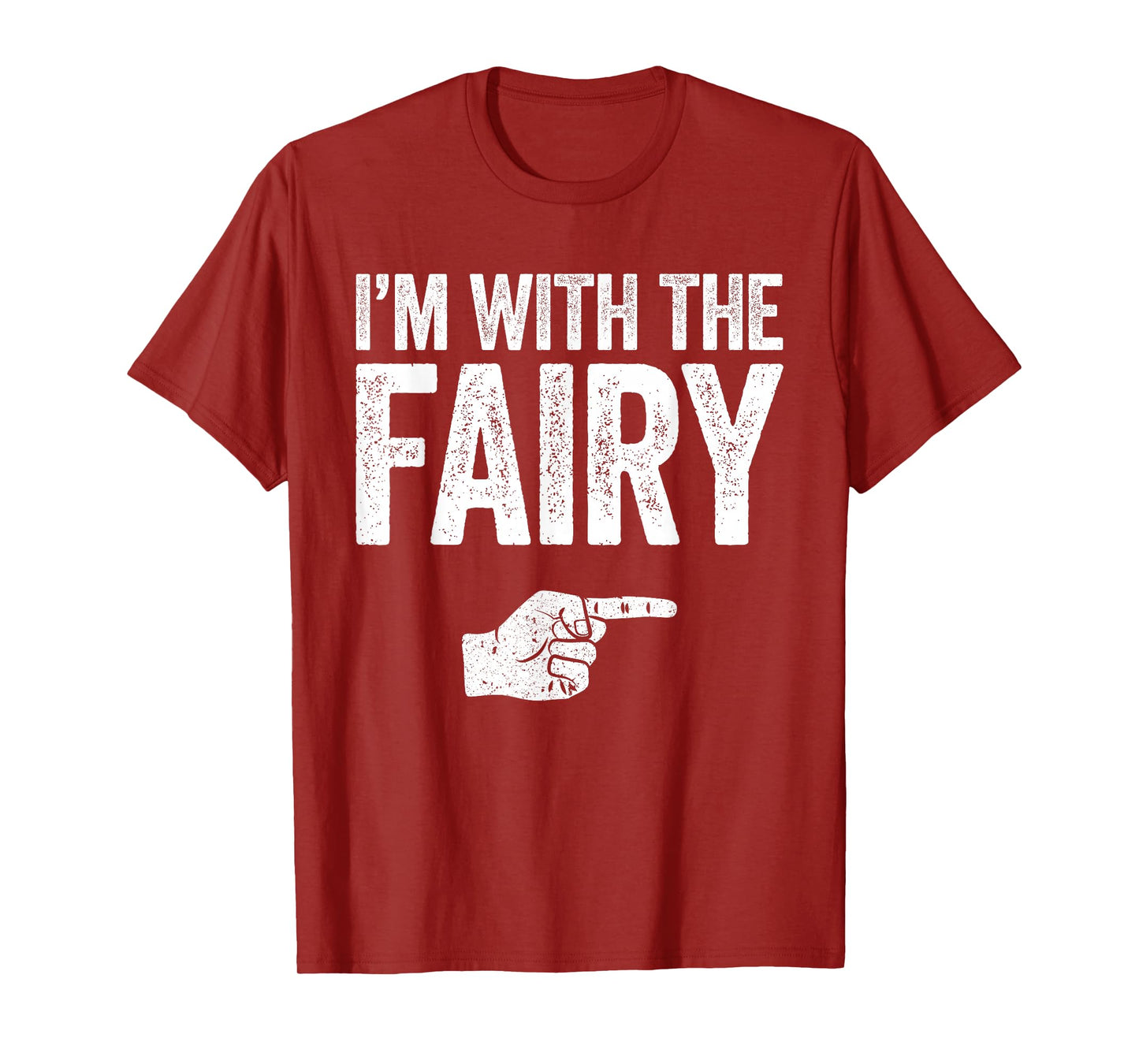 I'm with The Fairy Shirt Adult Kids Men Women Fairy Costume T-Shirt