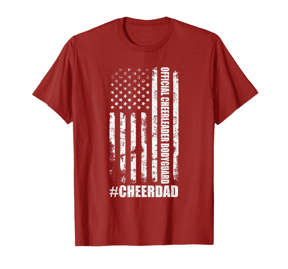 Cheer Dad Bodyguard Family Father Cheerleader Squad T-Shirt