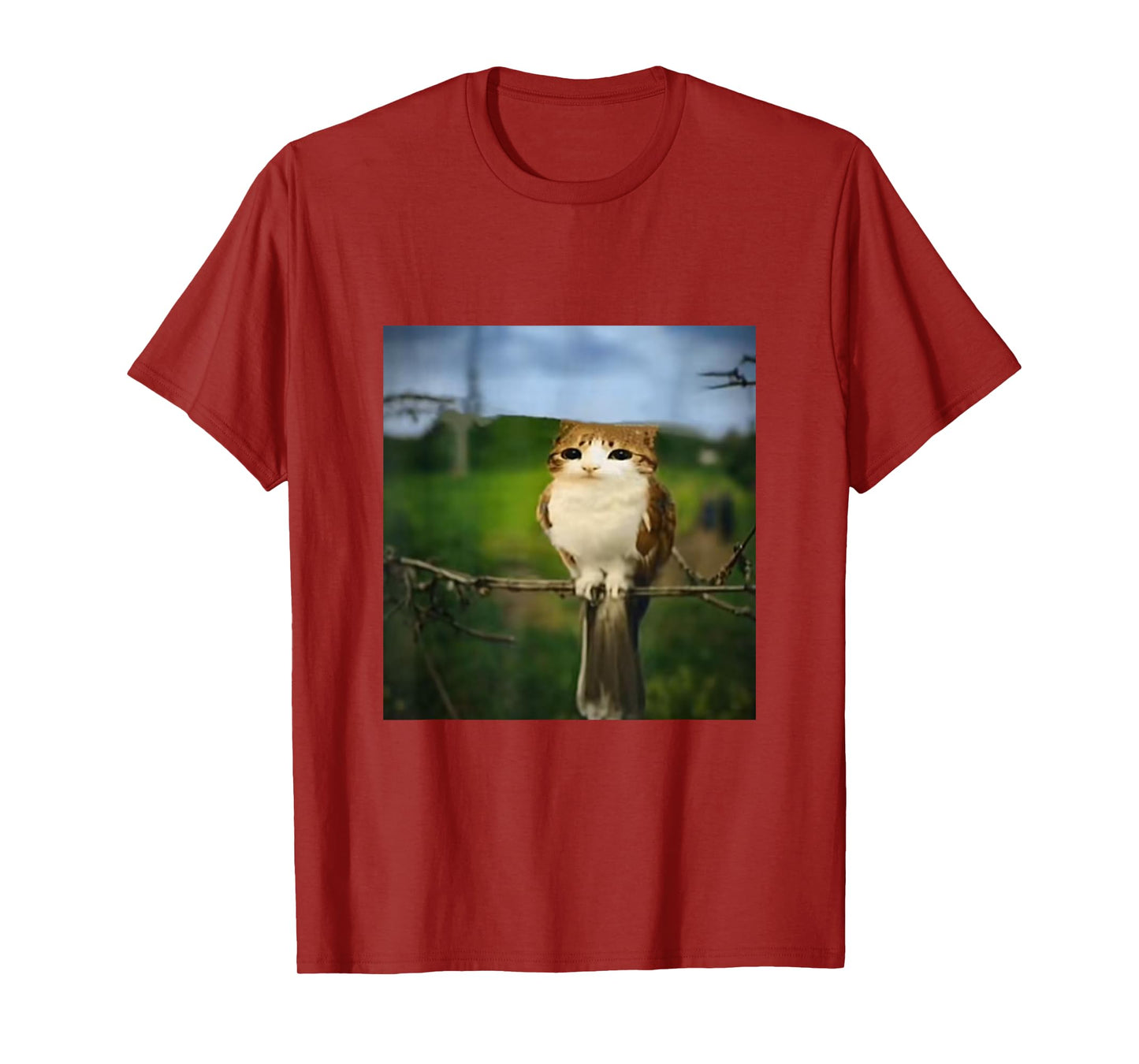 Funny Cat Owl Meme Funny Meowl Meme brainrot gen z Memes T-Shirt
