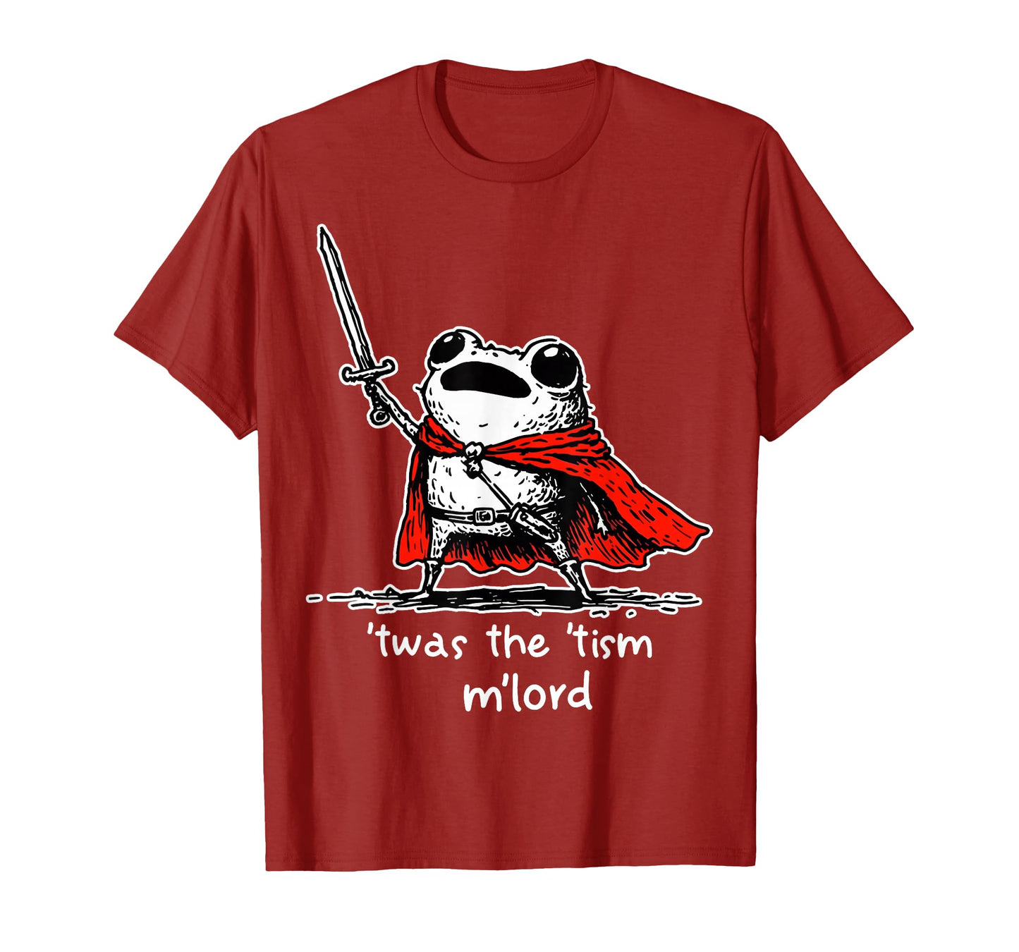 Vintage Frogs Meme TWAS The Tism M Lord Frog Witch Funny T-Shirt
