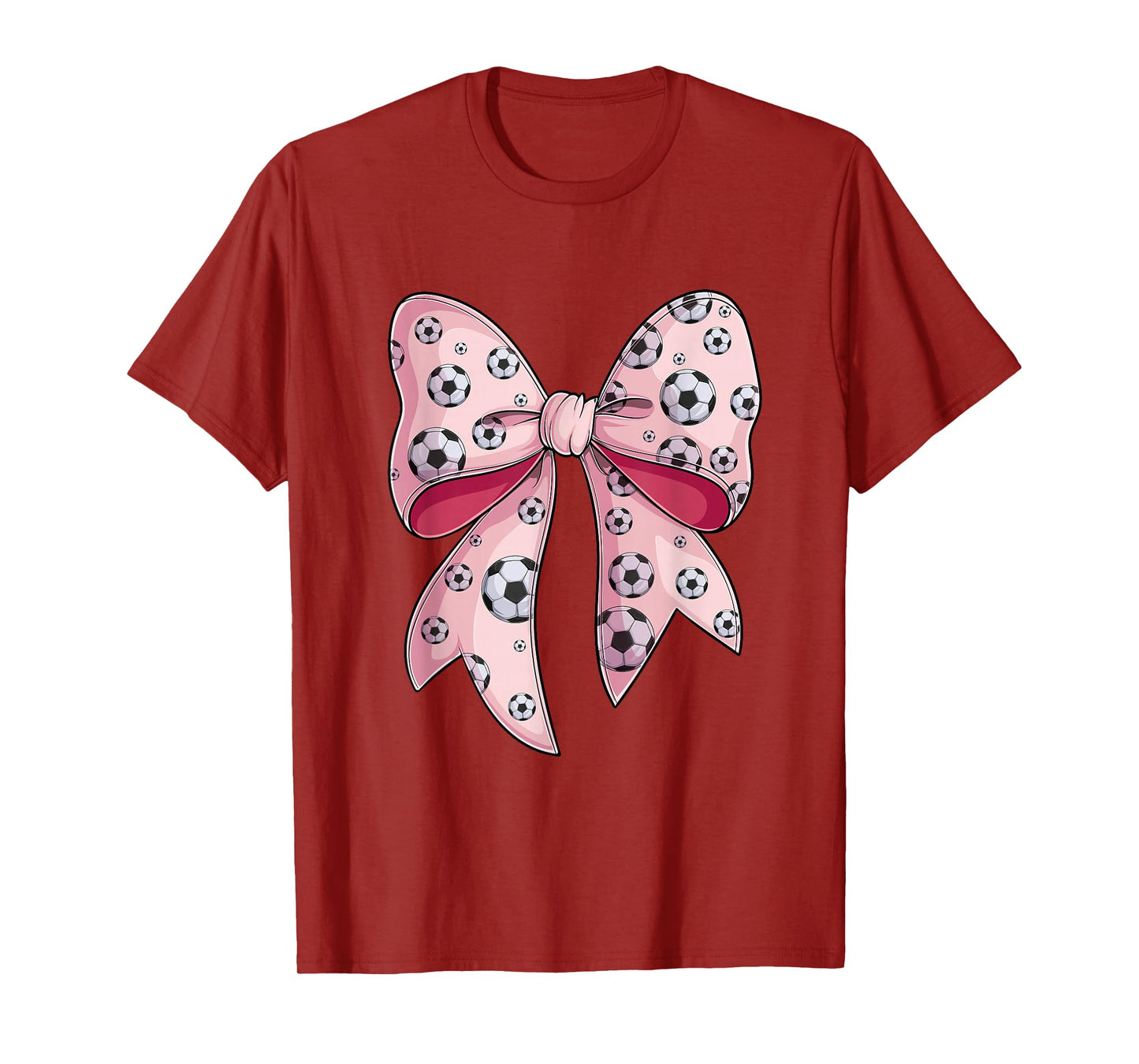 Coquette bow Soccer ball toddler youth girls women T-Shirt