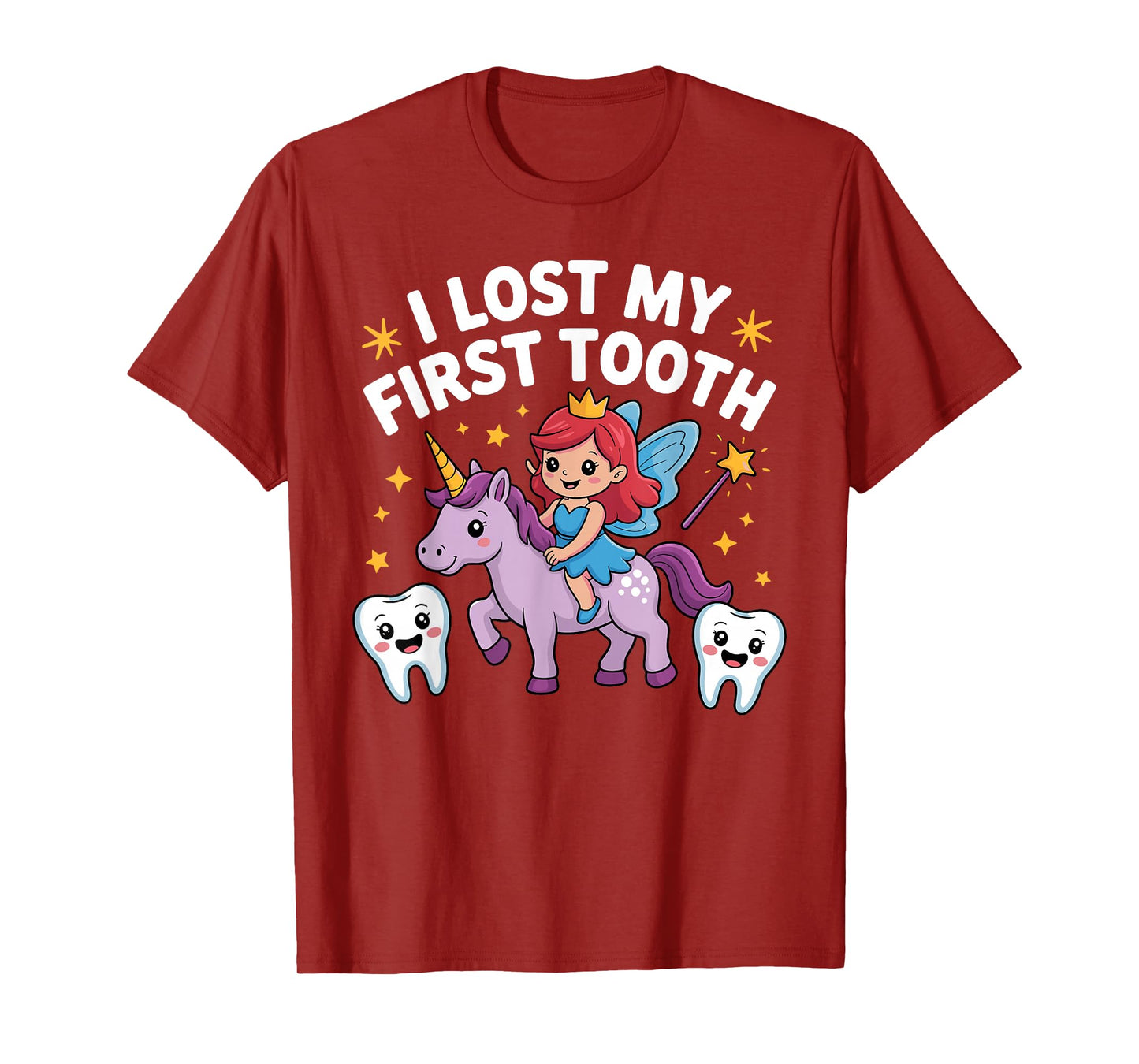 First Lost Tooth Design for Kids Boys Girls Lost First Tooth T-Shirt