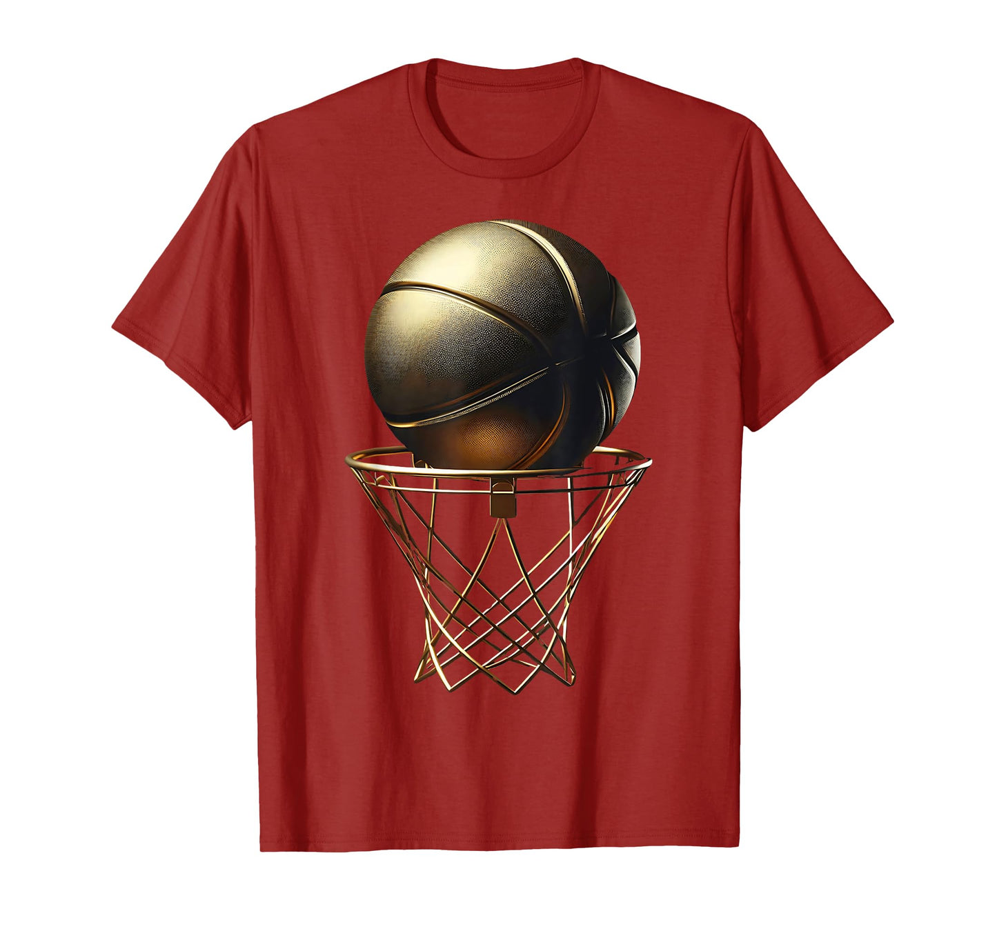 Basketball Player Trophy Game Coach Sports Lover T-Shirt
