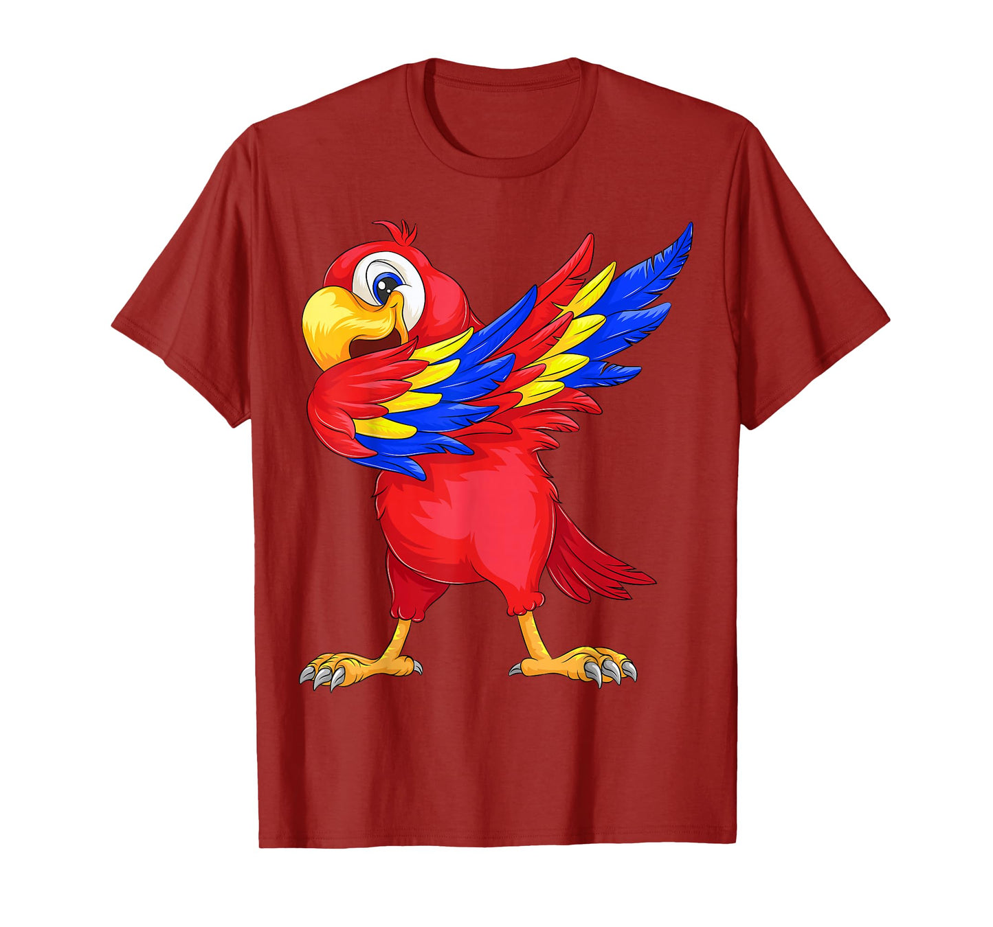Cool Parrot Art for Women Girls Men Tropical Parrot Lover T-Shirt