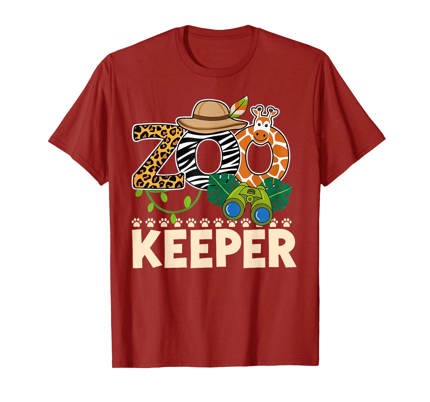 Zoo Keeper Costume Halloween Party Safari Zookeeper Outfit T-Shirt