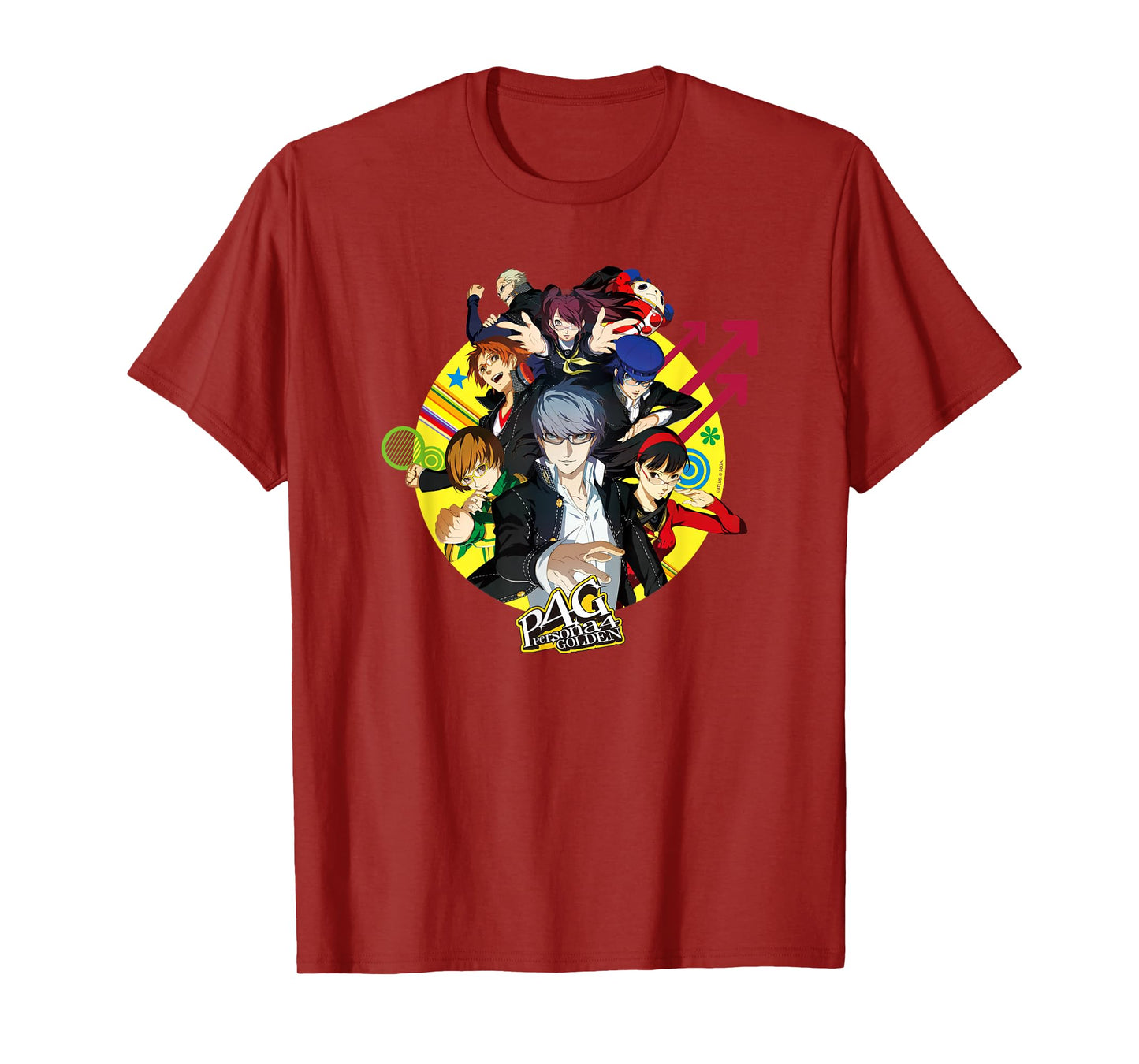 Persona 4 Golden All Characters Keyart ATLUS T-Shirt