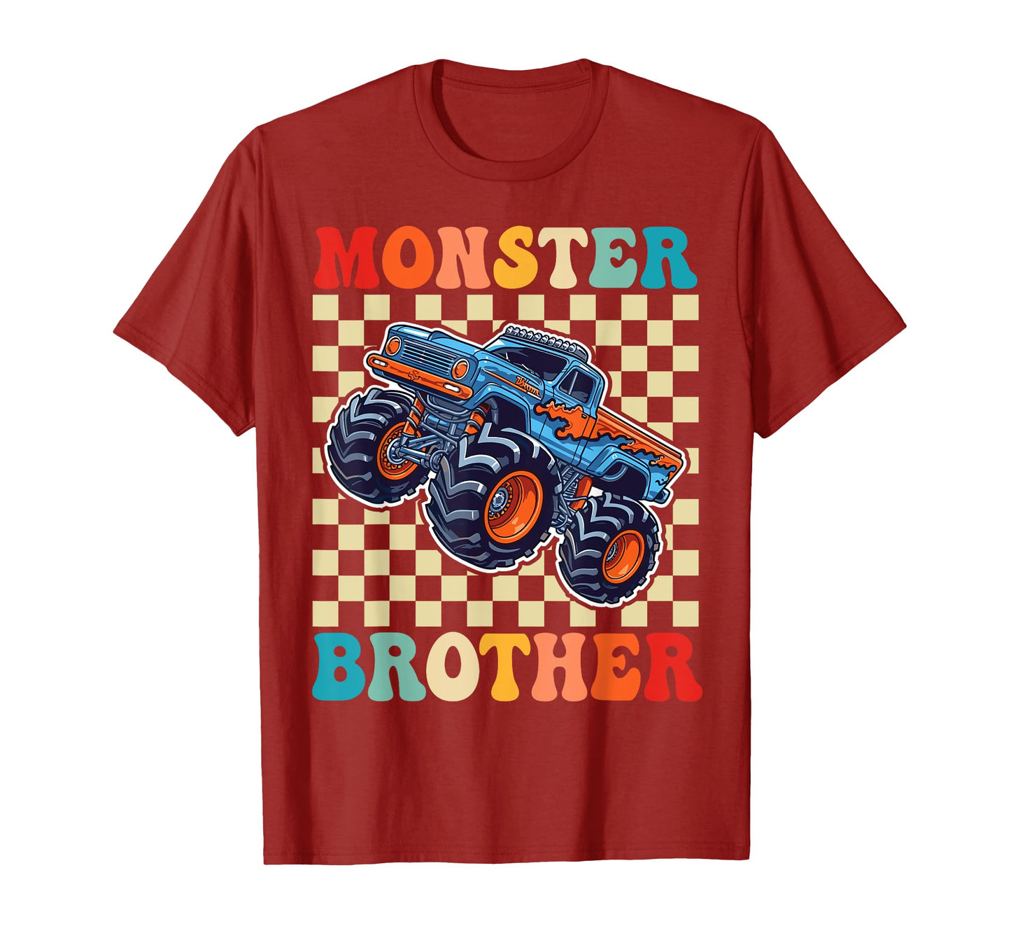 Monster Truck Brother Family Matching Monster Truck Lovers T-Shirt