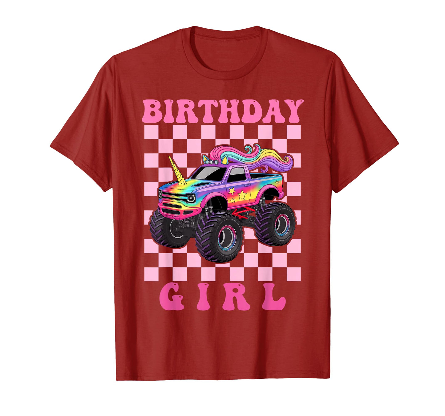 Monster Truck Birthday Girl Monster Truck Lover T-Shirt