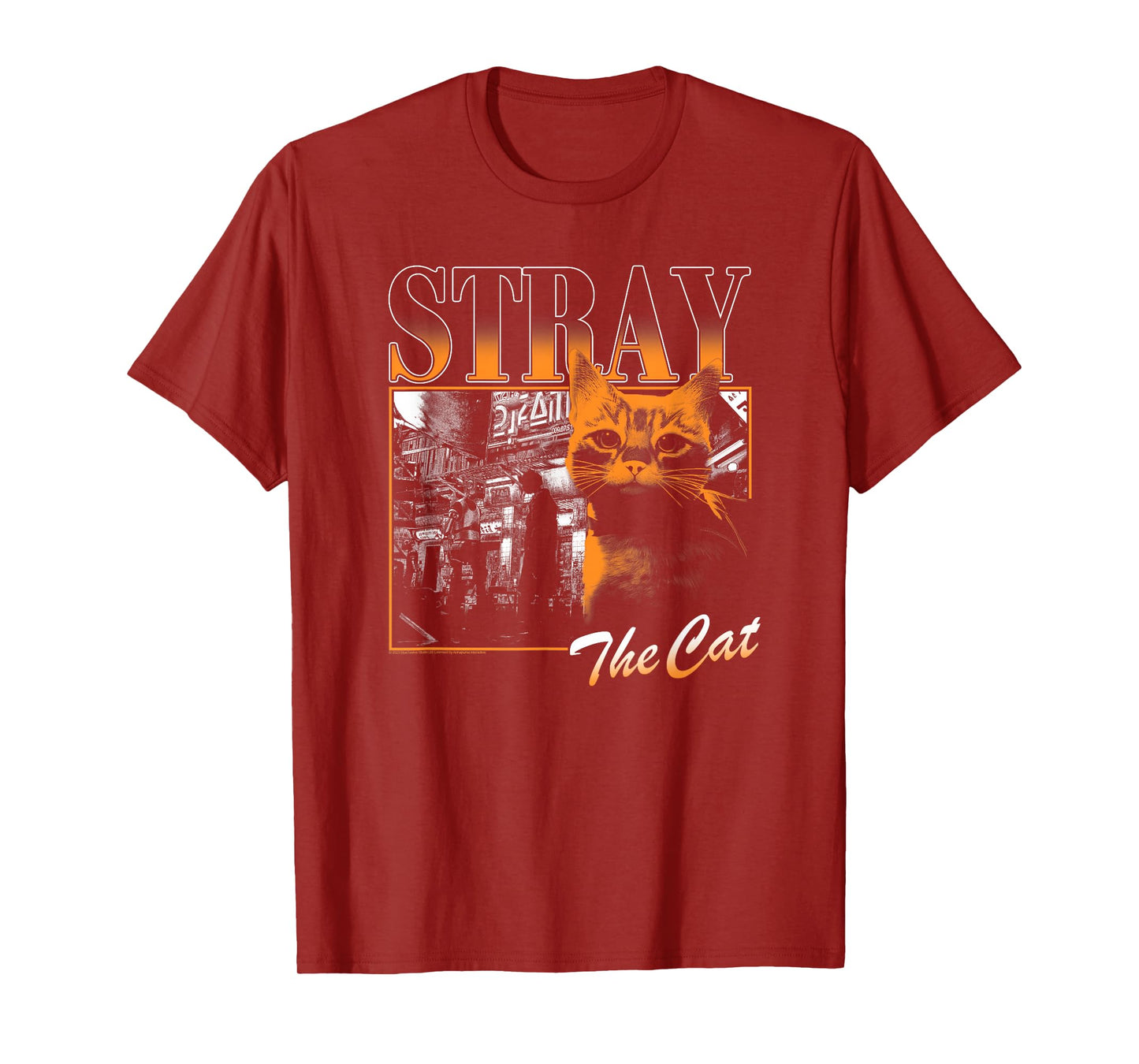 Stray The Cat 90's Throwback Retro Inspired Video Game T-Shirt