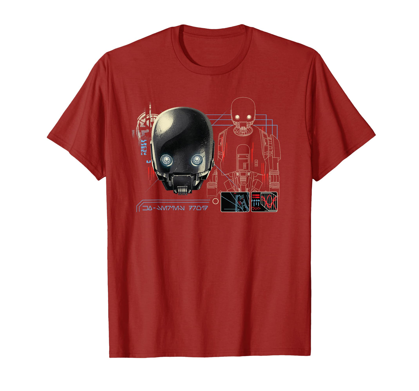 Star Wars Andor Season 2 K-2SO KX-Series Droid Readout T-Shirt