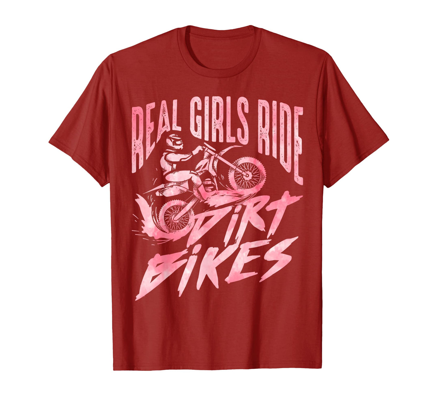 Cool Dirt Bike Art For Women Girls Motocross Racing Dirtbike T-Shirt