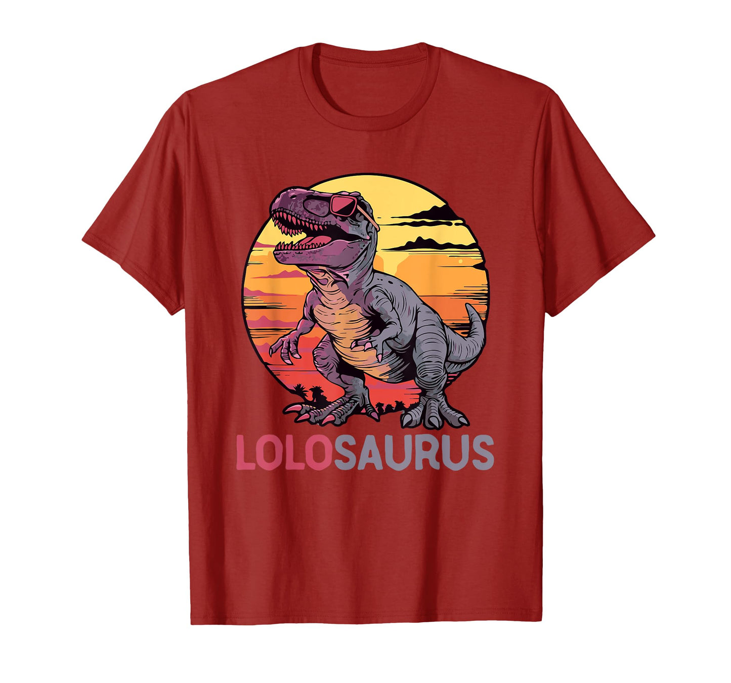 LoloSaurus Dino Dinosaur Lolo-Saurus T-Rex Funny Trex T-Shirt