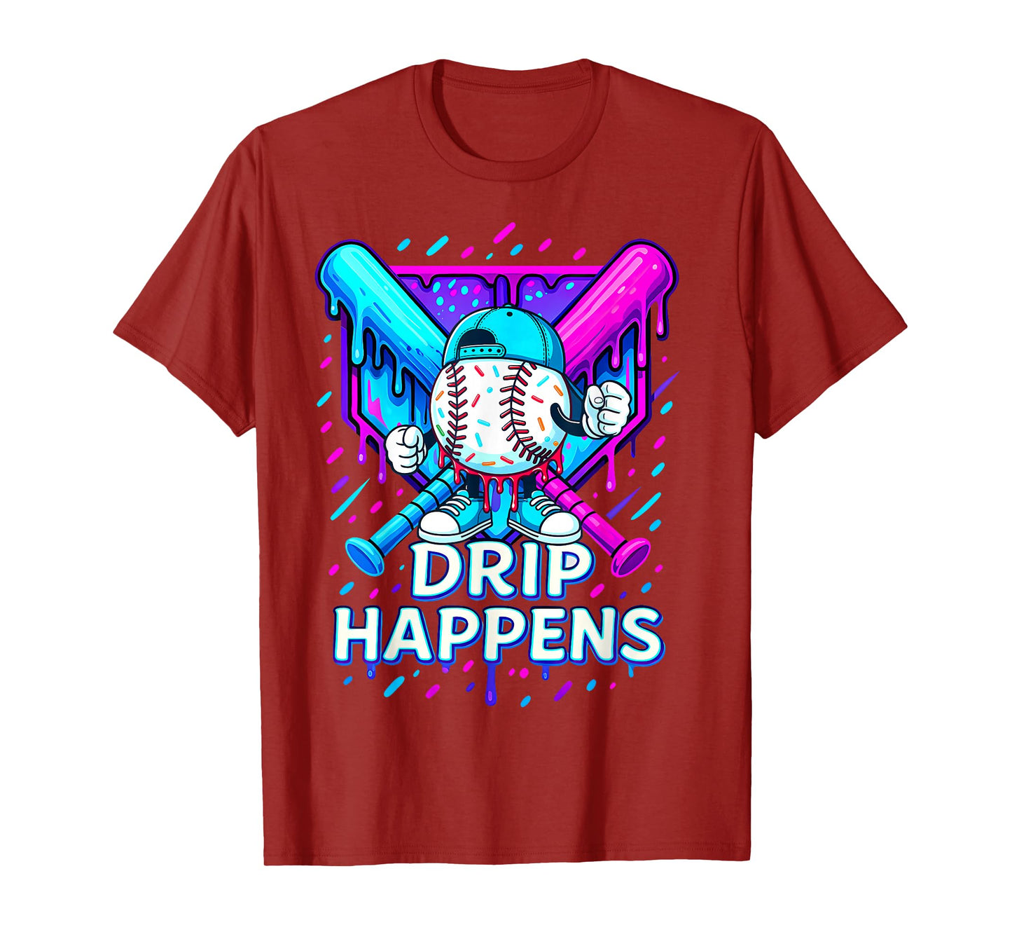 Baseball Lifestyle Apparel Youth Baseball Ice Cream Drip T-Shirt