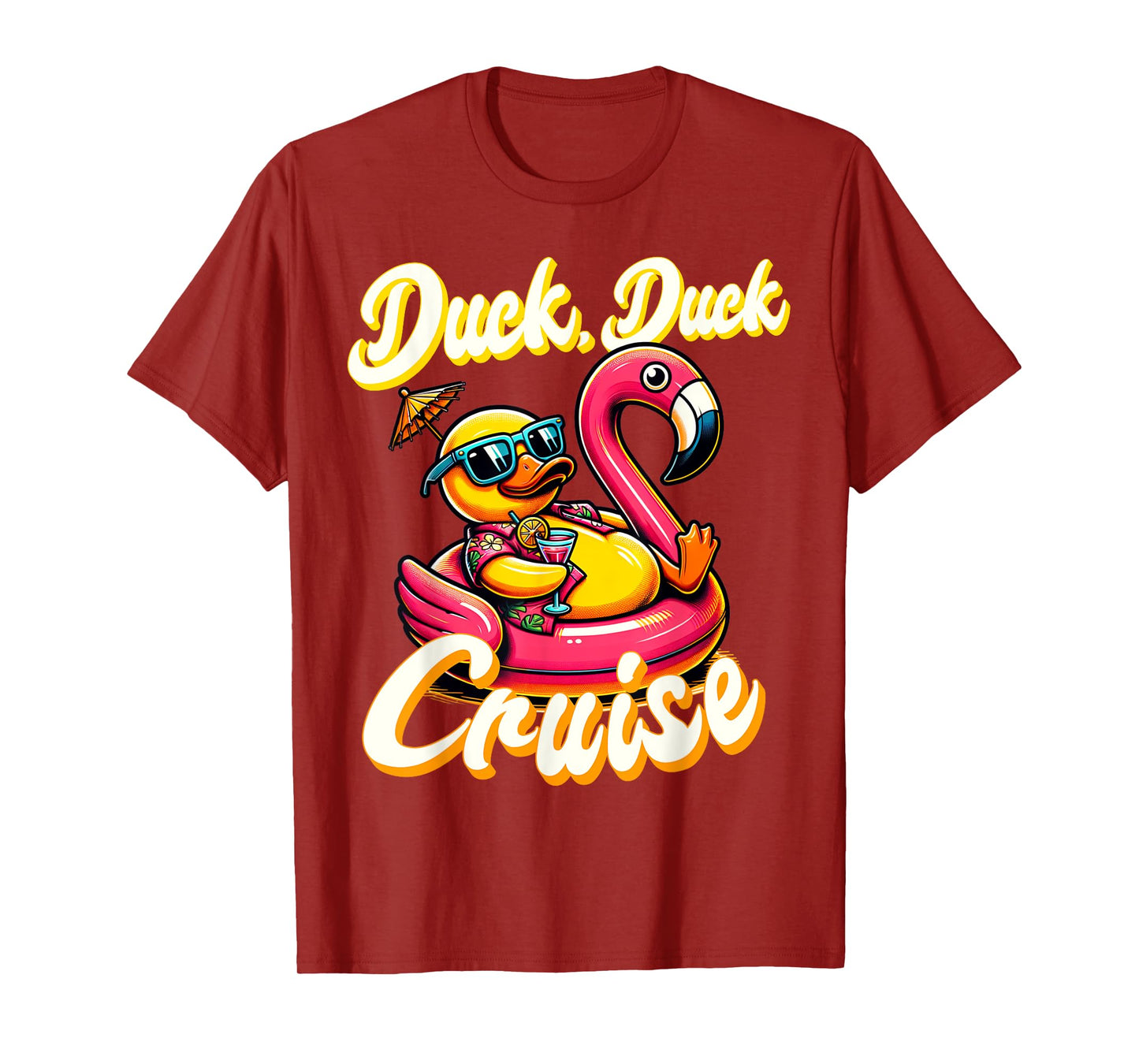 Cruising Ducks Duck Duck Cruise Family Vacation Rubber Duck T-Shirt