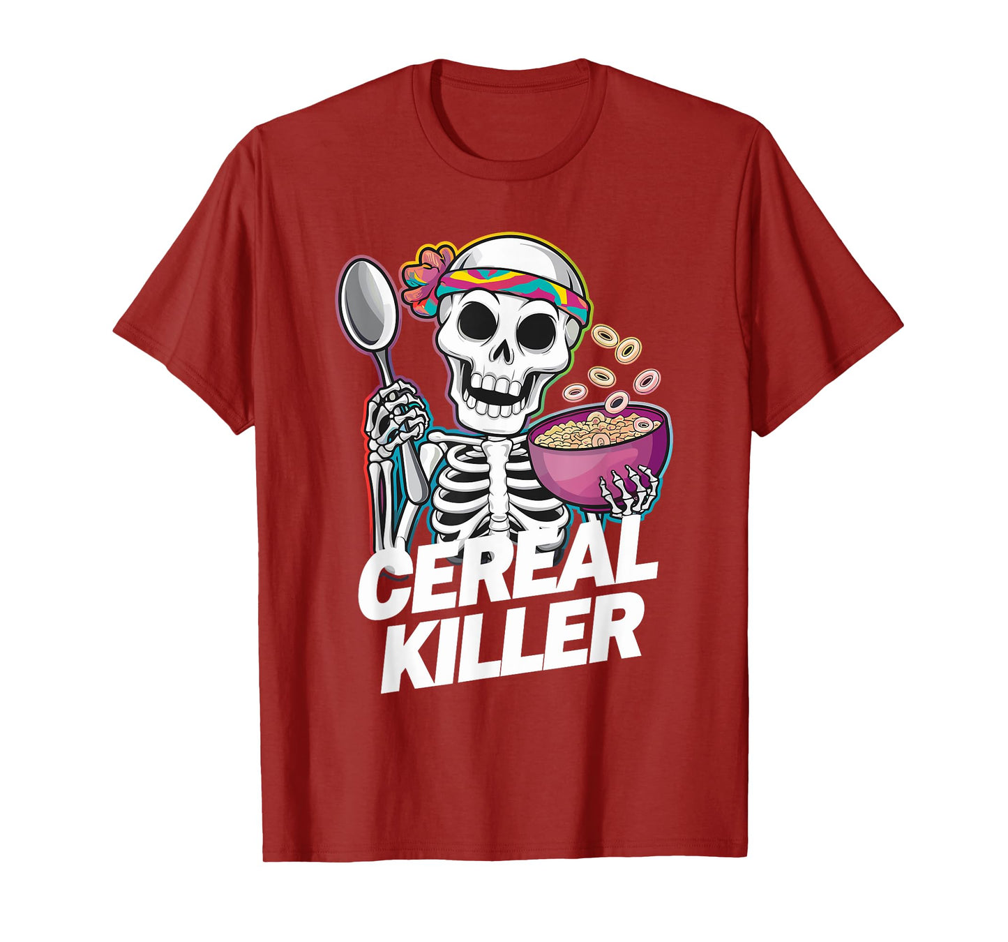 Cereal Killer Halloween Love Cereal Funny Cereal T-Shirt