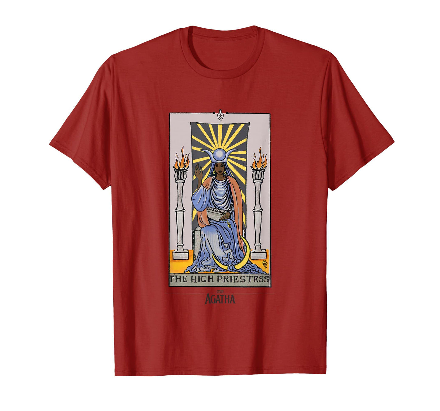 Marvel Agatha All Along The High Priestess Vintage Tarot T-Shirt