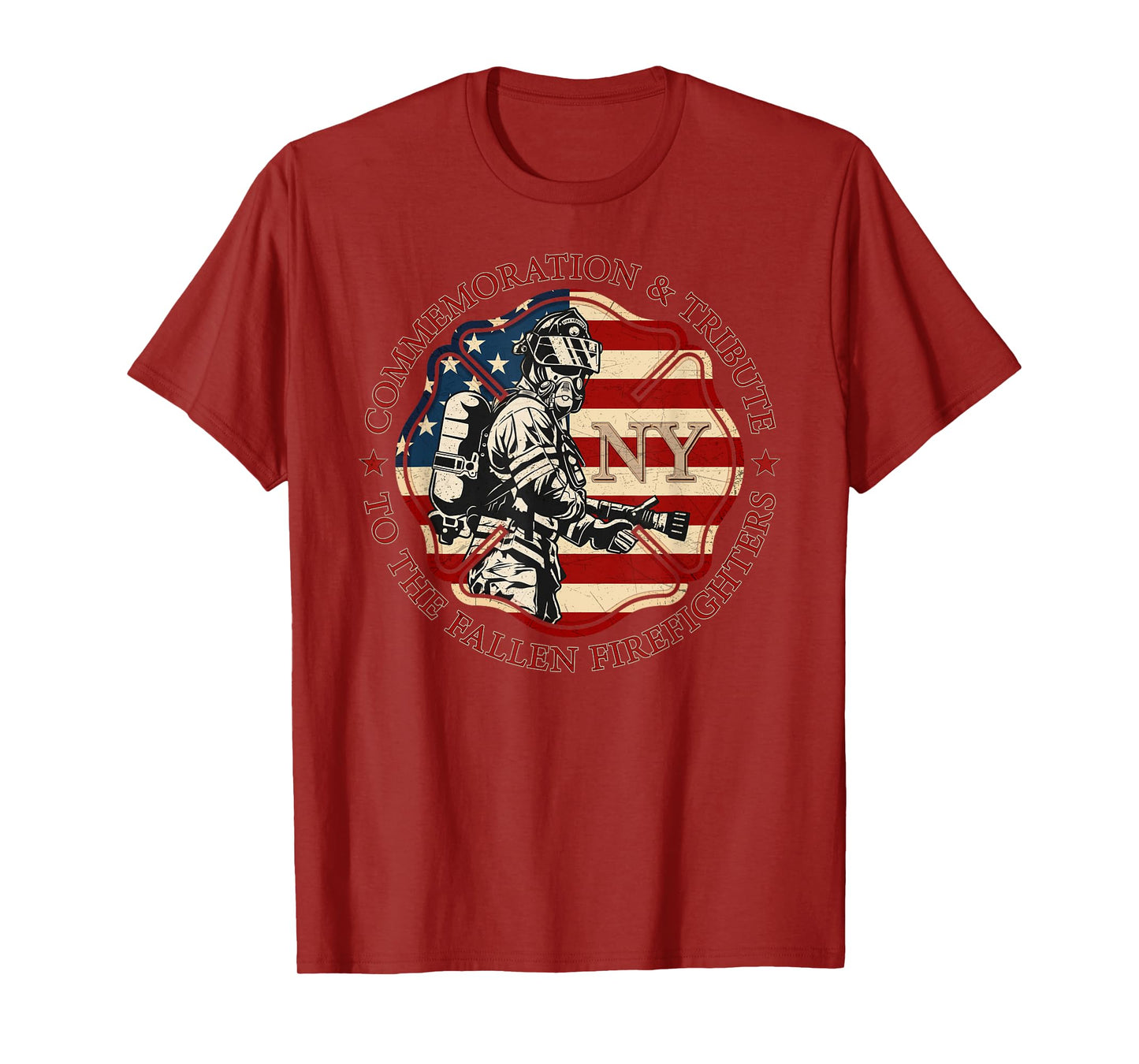 The Fallen Firefighters Of New York New York Fire department T-Shirt