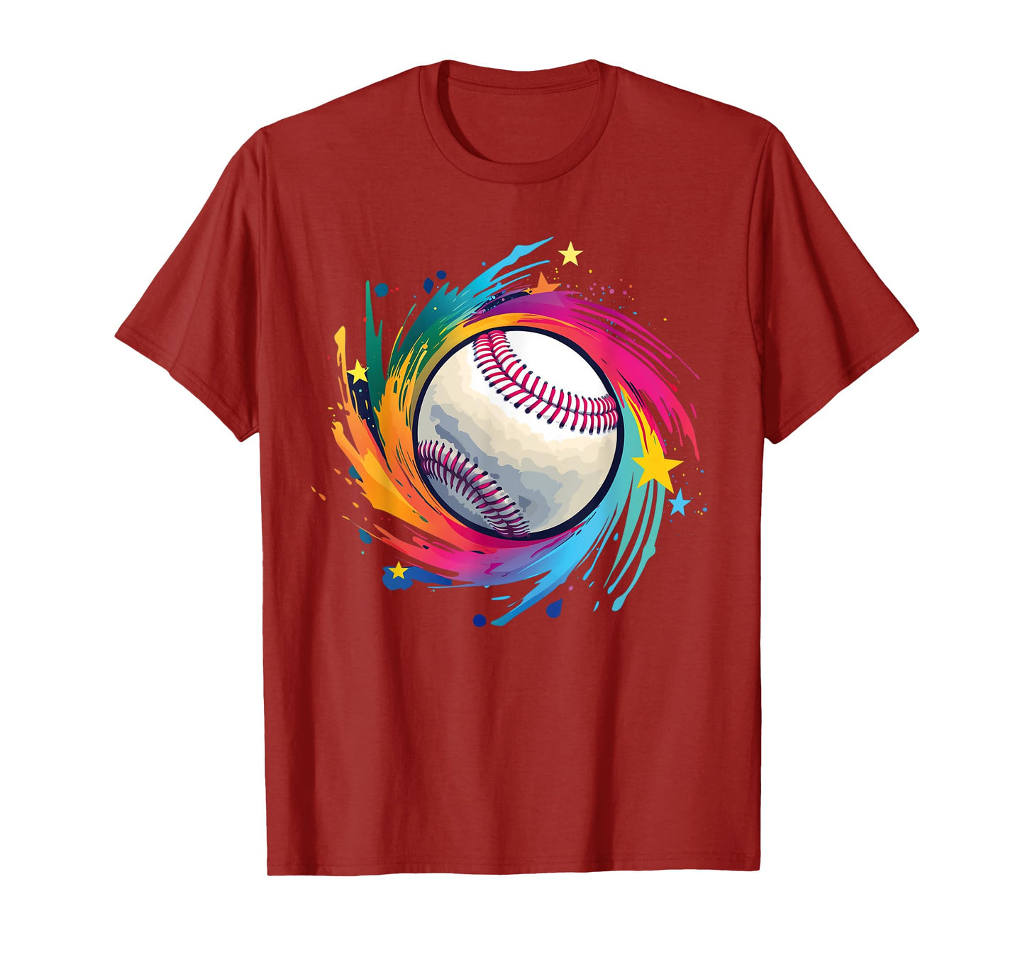 Baseball Player and Fan Graphic T-Shirt