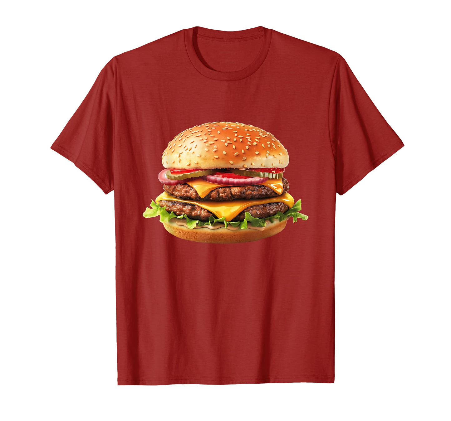 Hamburger Cheese BBQ Lovers T-Shirt