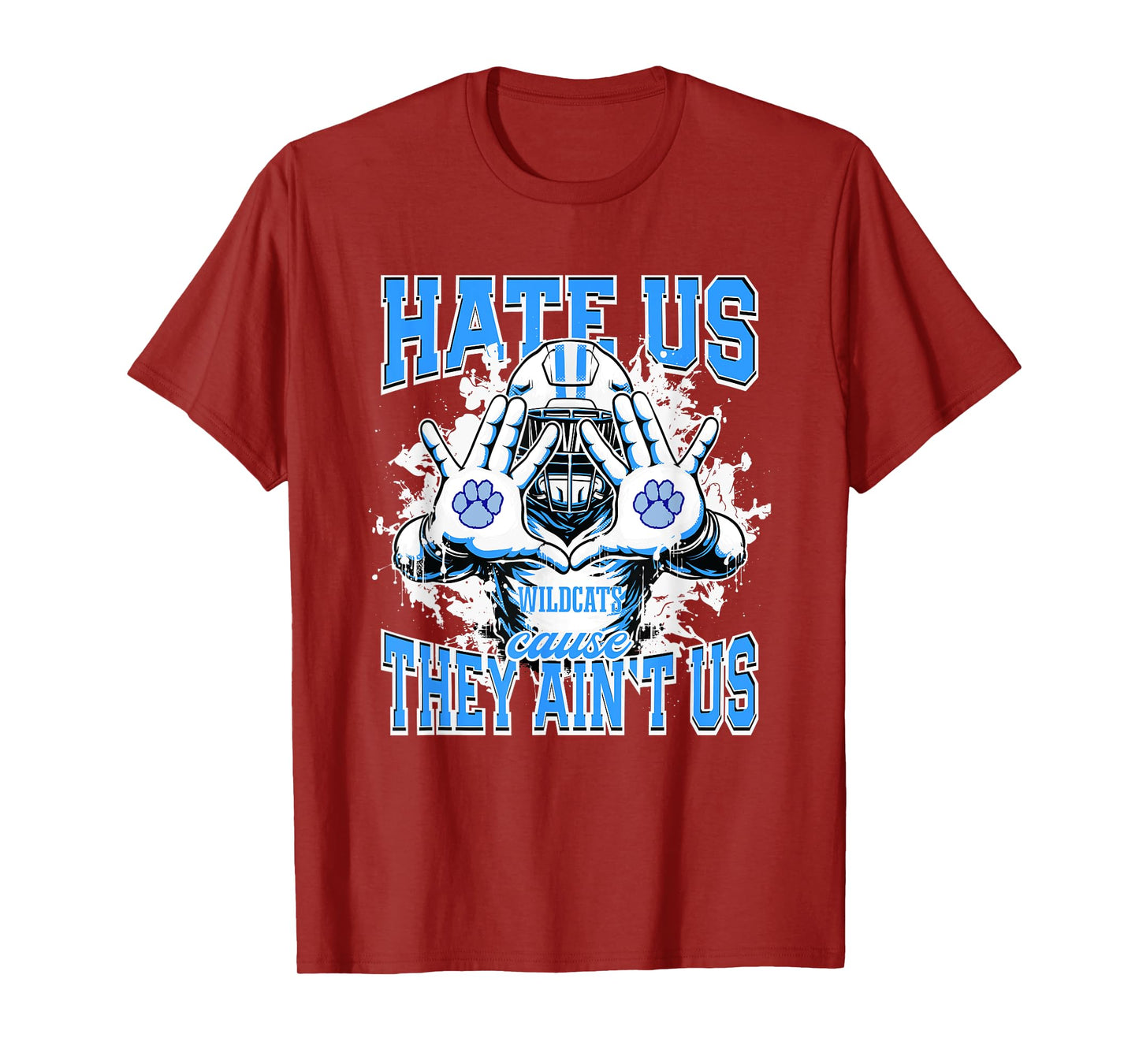 Camden County Wildcats Logo Hate Us Cause They Ain't HS T-Shirt