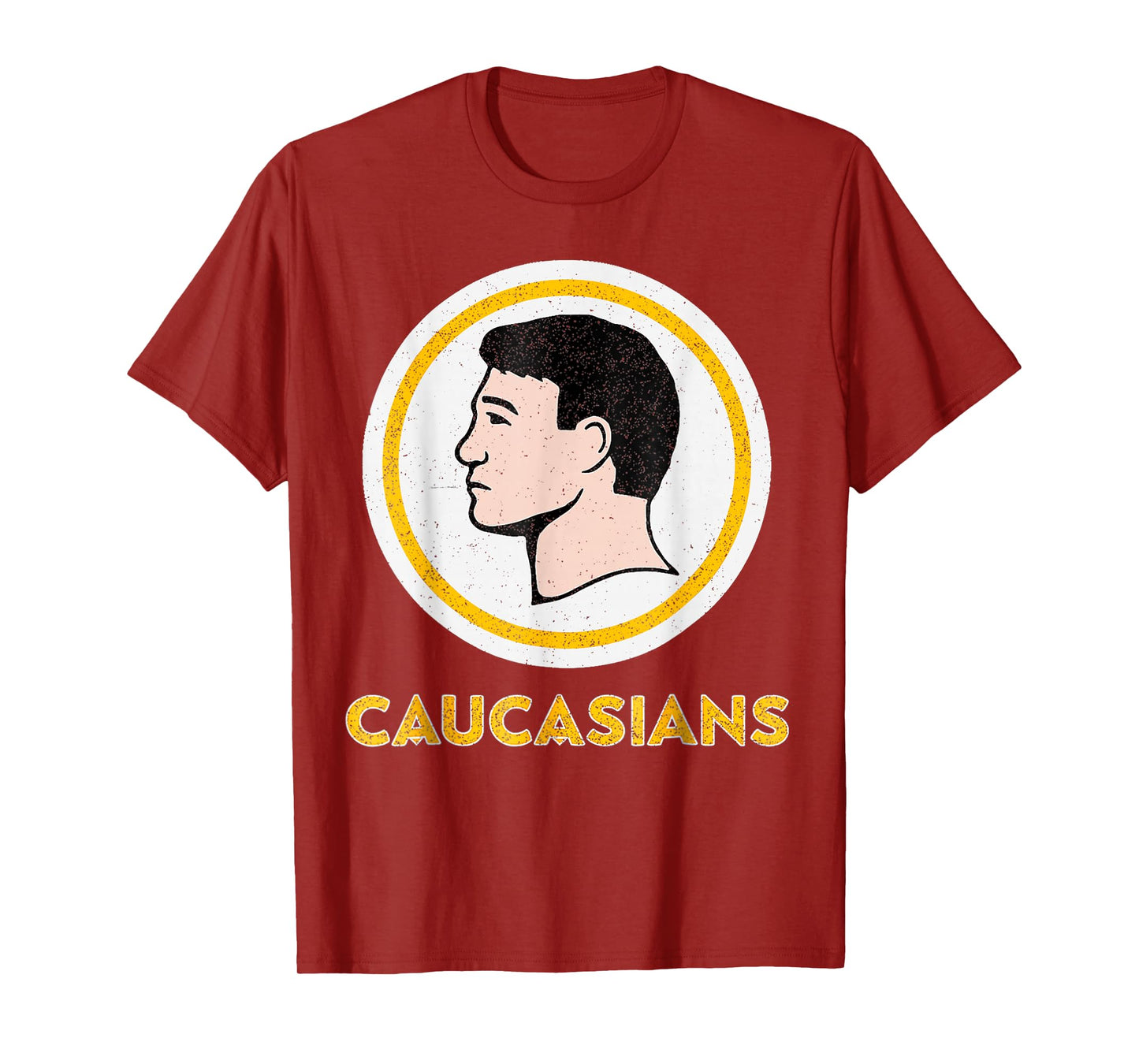 Caucasians Funny Vintage Caucasians Pride T-Shirt