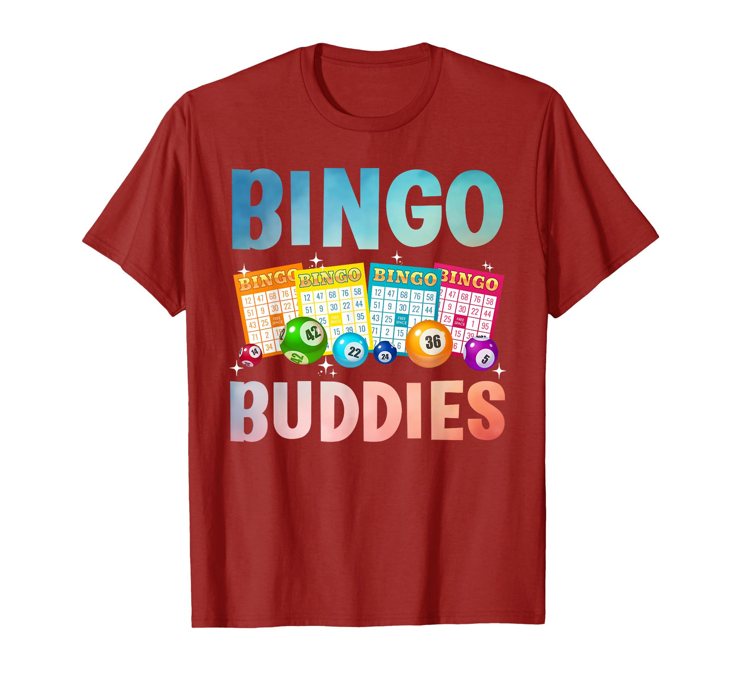 Bingo Buddies Design For Men Women Bingo Lover Bingo Player T-Shirt