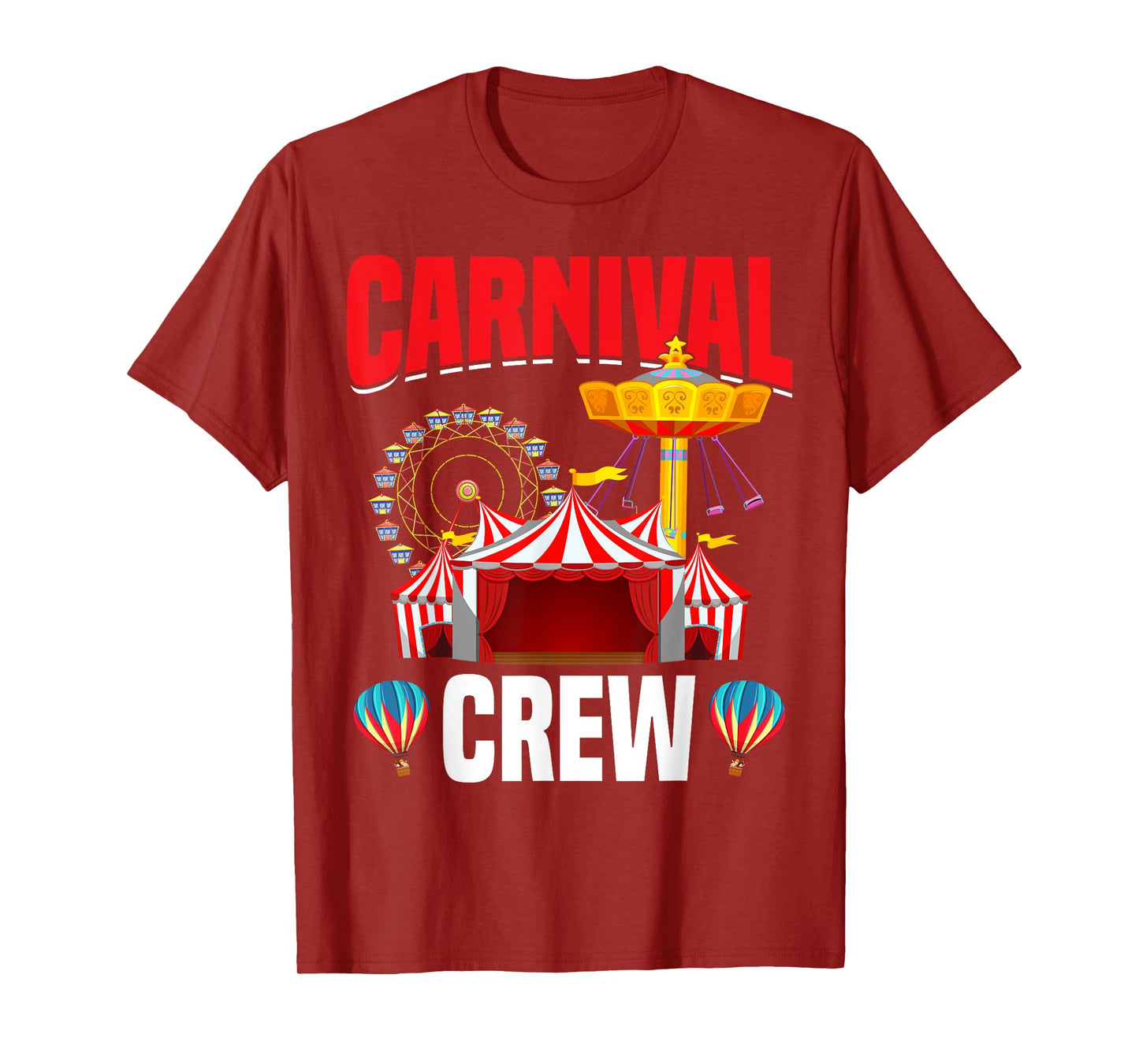 Carnival Crew Funny Circus Staff Costume Circus Theme Party T-Shirt