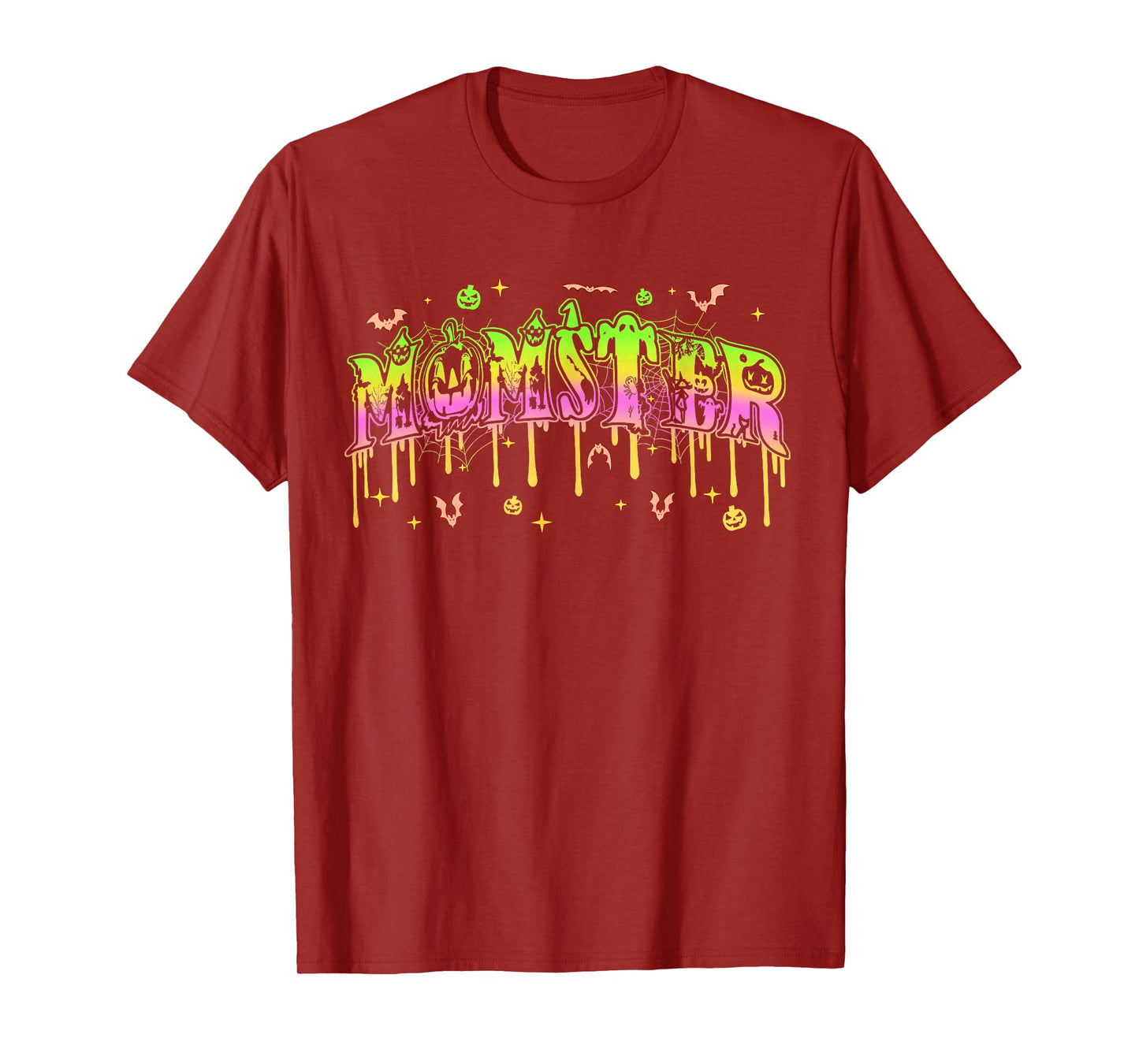 Cool Momster Drip Halloween Spooky Vibes T-Shirt