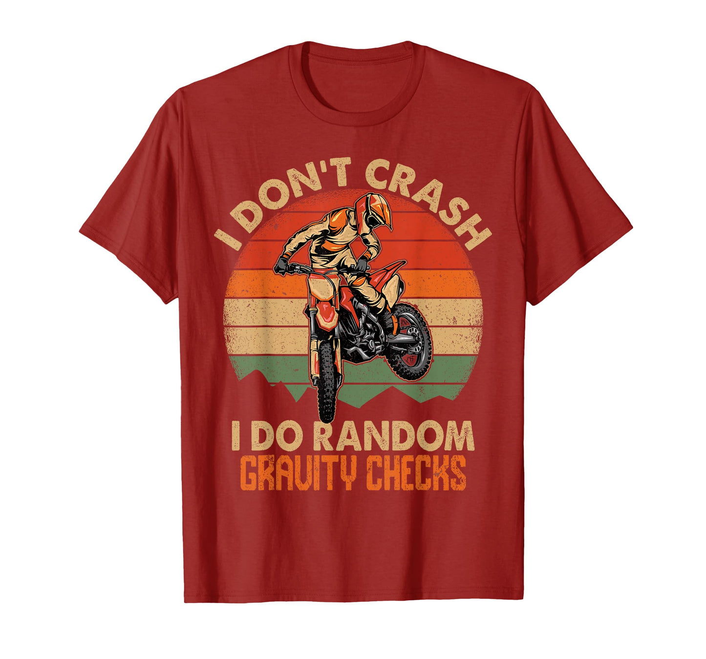 Funny Dirt Bike Shirt Boys MEn Motocross Dirt Bike Rider T-Shirt