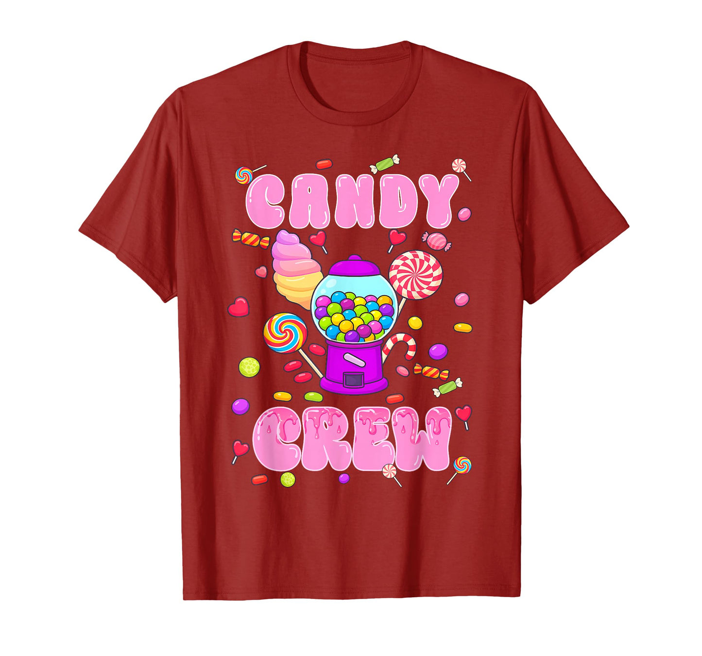 Candy Crew Candy Land Decorations Sweetie Candy Squad Kids T-Shirt