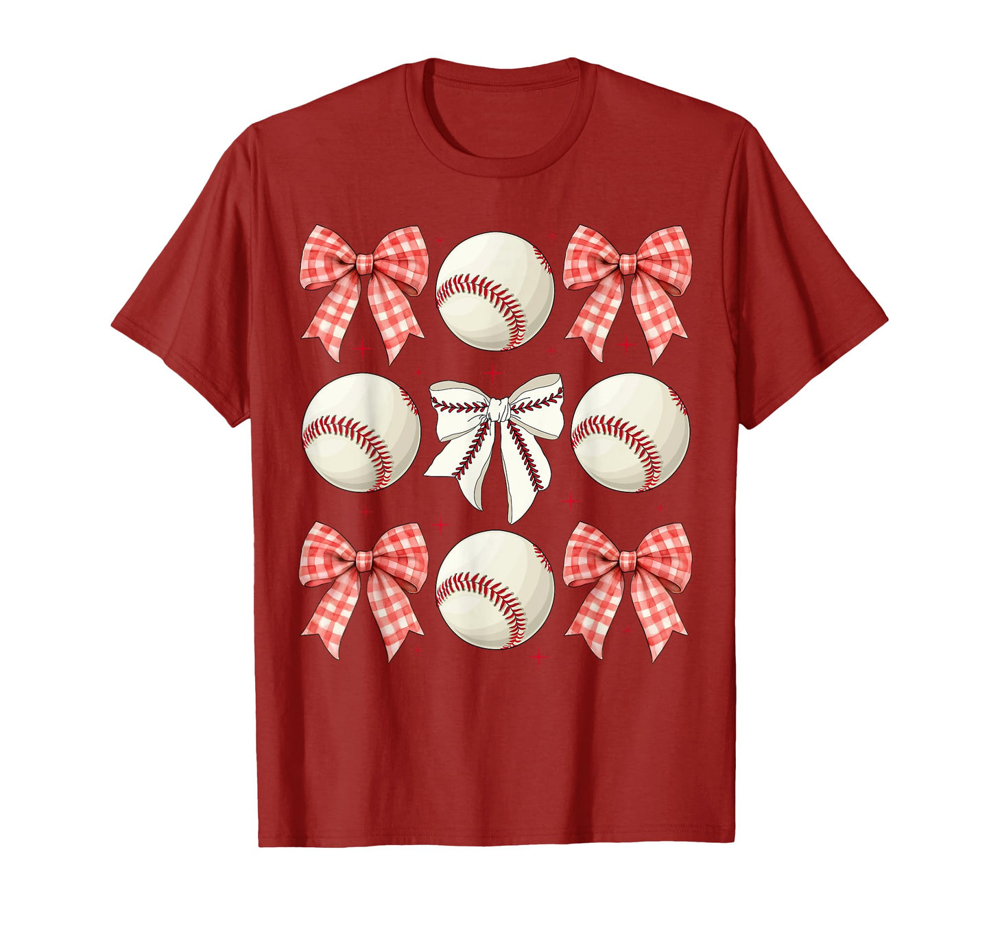 Cute Baseball Sister Mom Girls Toddler Coquette Bow Baseball T-Shirt