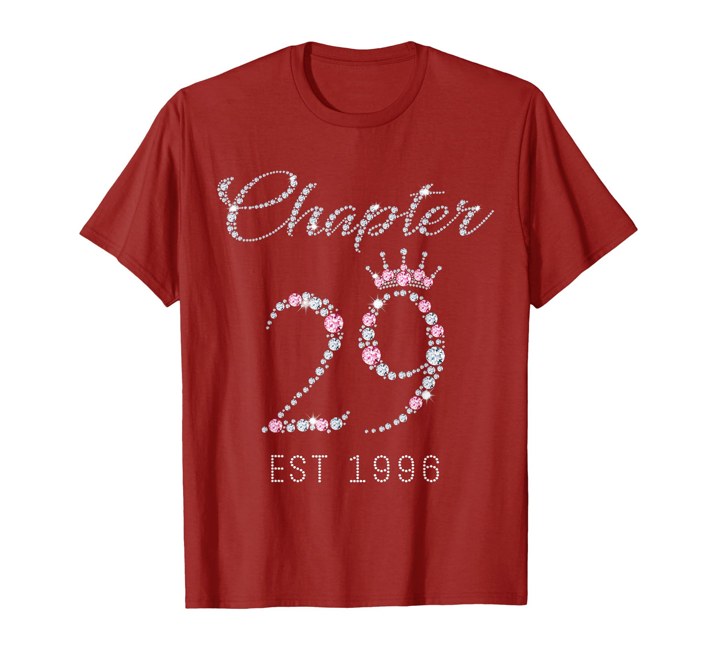 Chapter 29 EST 1996 29Th Birthday Tee Gift For Womens T-Shirt