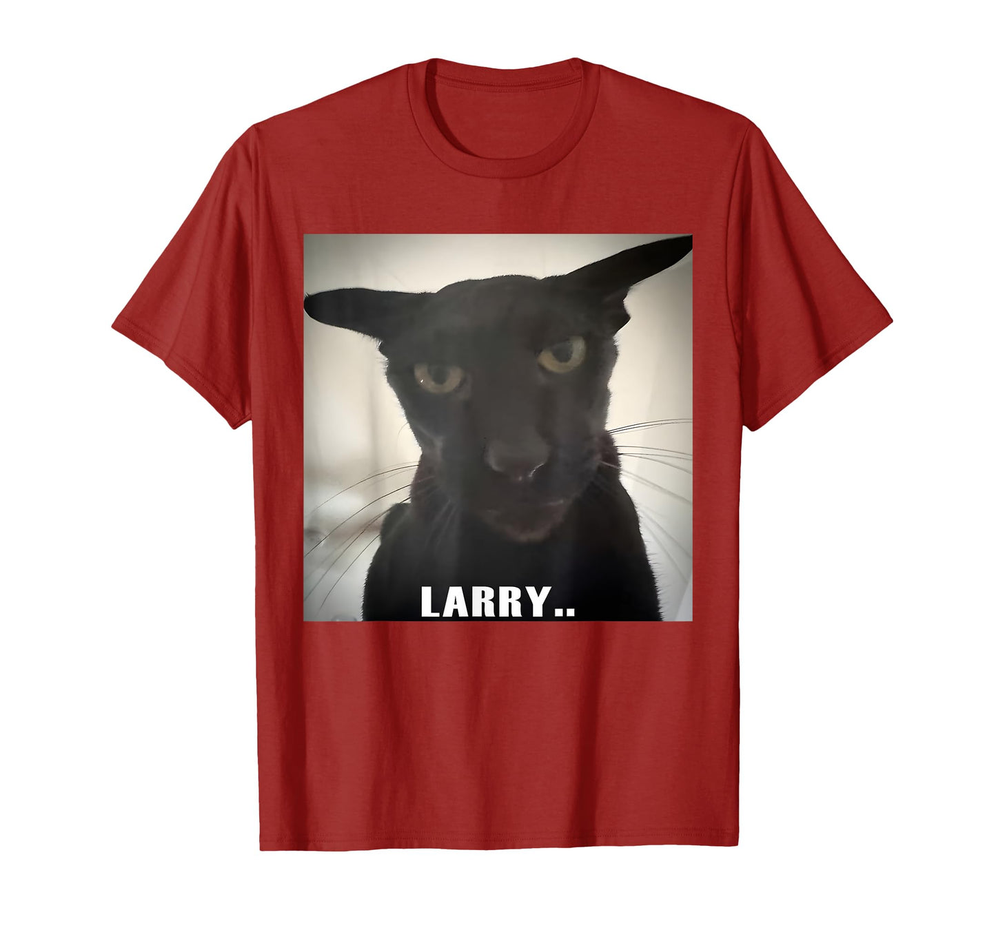 Evil Larry Meme Larry Cat Meme Cursed Memes Brainrot Memes T-Shirt