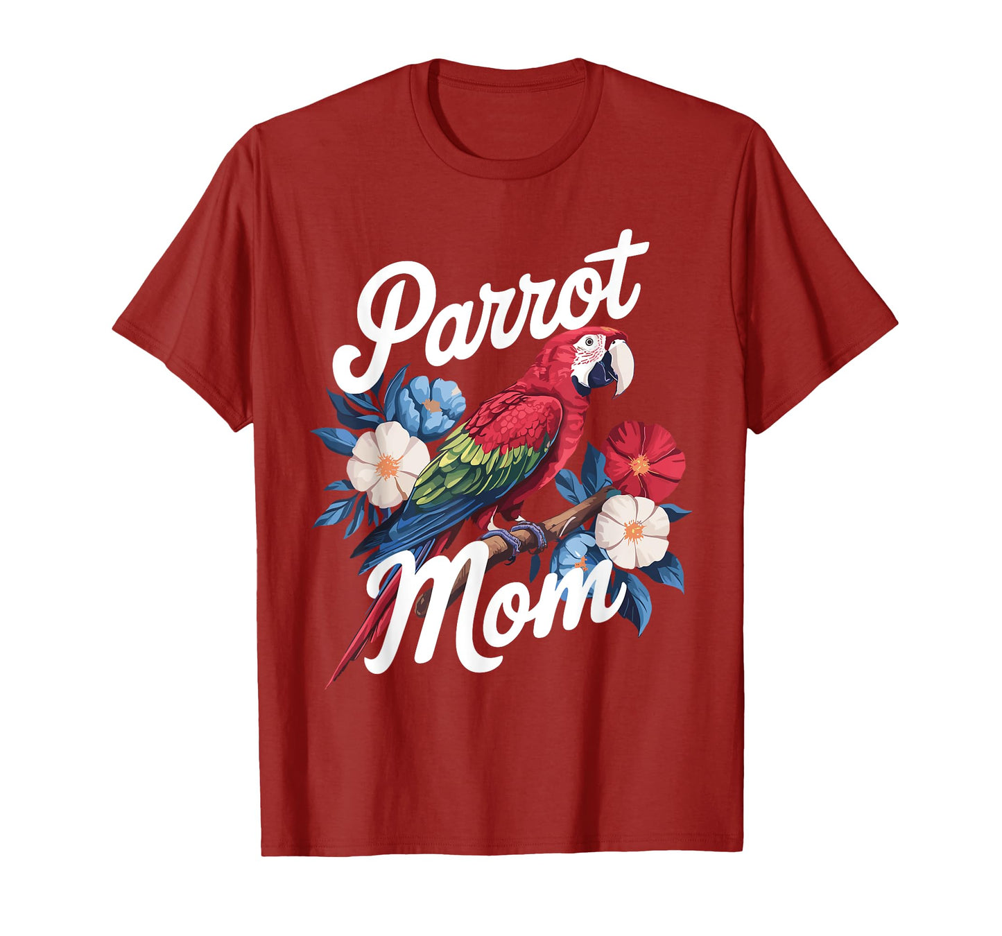 Cool Parrot Art For Women Girls Tropical Bird Parrot Lovers T-Shirt