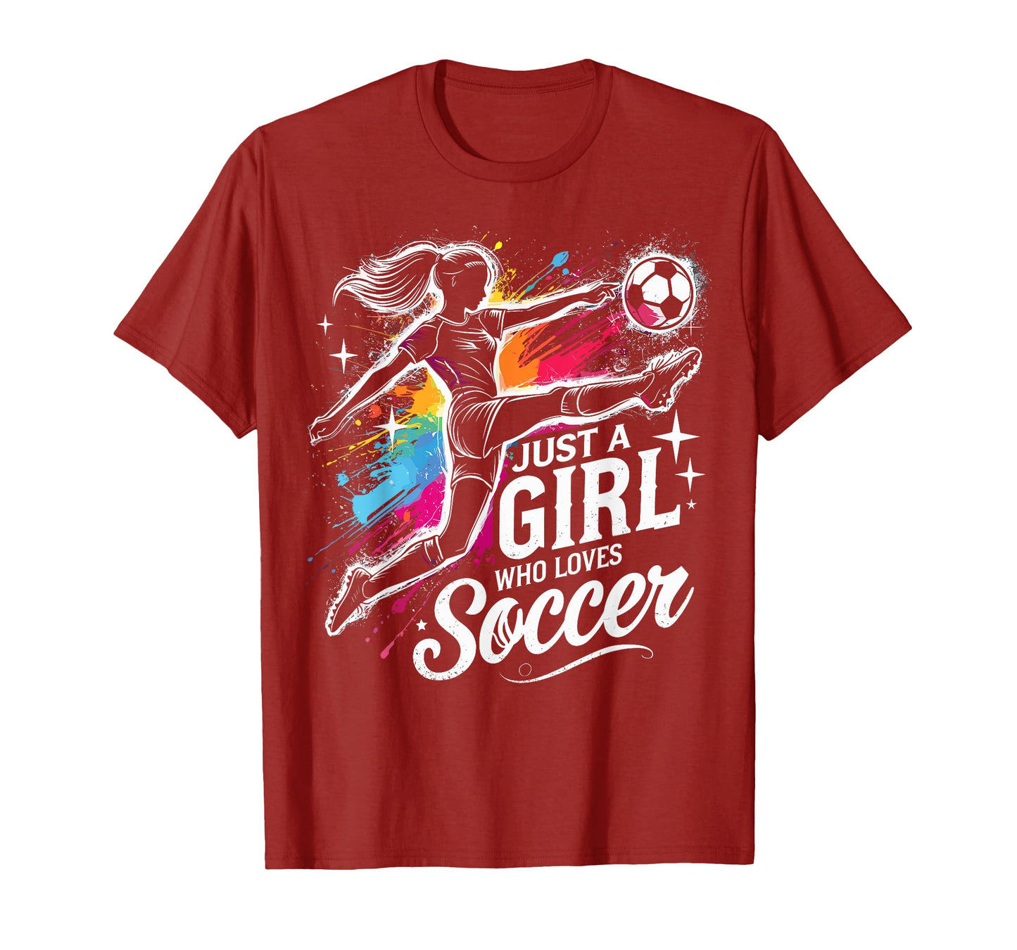 Football Lover Just A Girl Who Loves Soccer T-Shirt