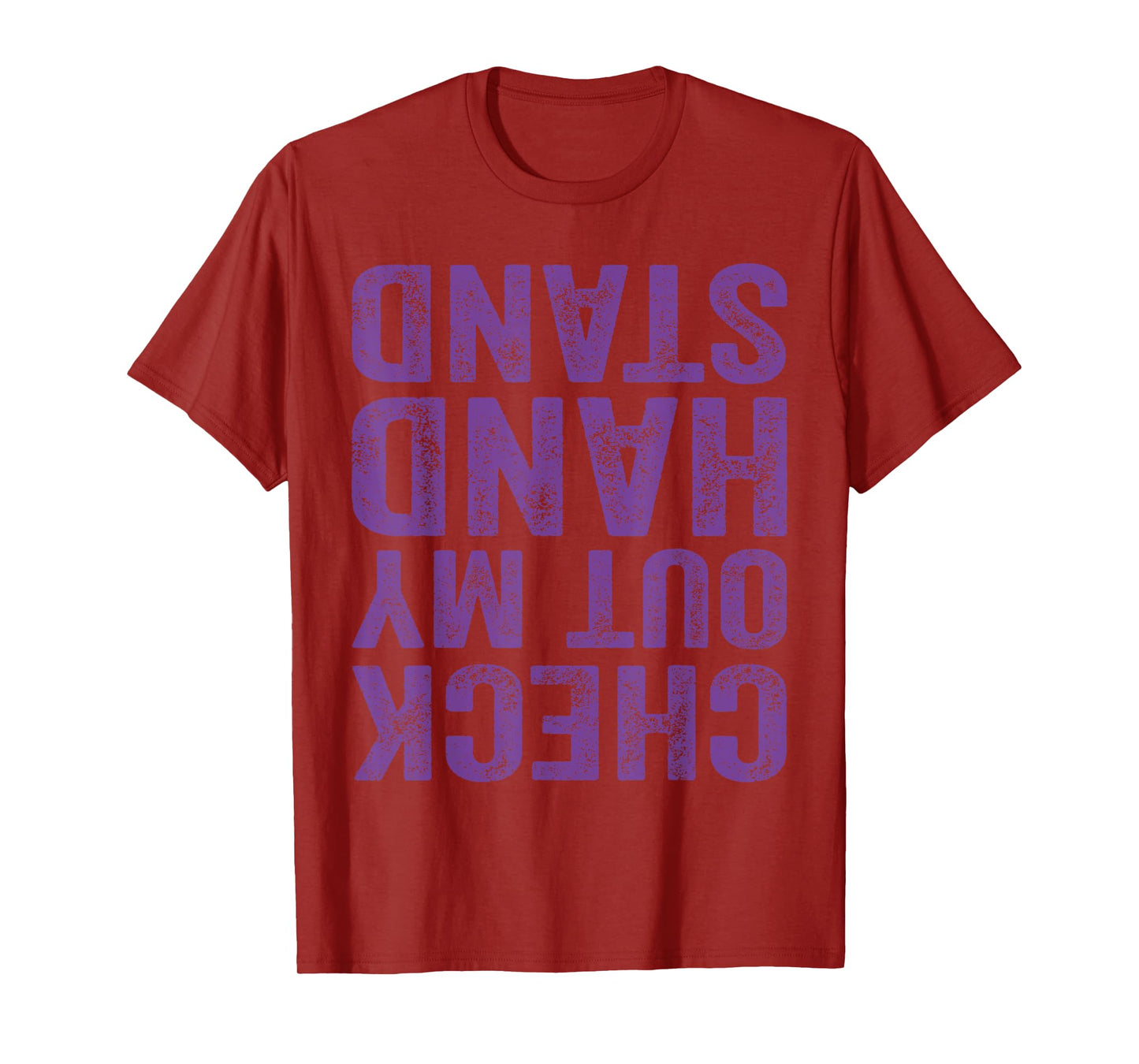 Check Out My Handstand Gymnast Yoga Funny Boys Gymnastics T-Shirt