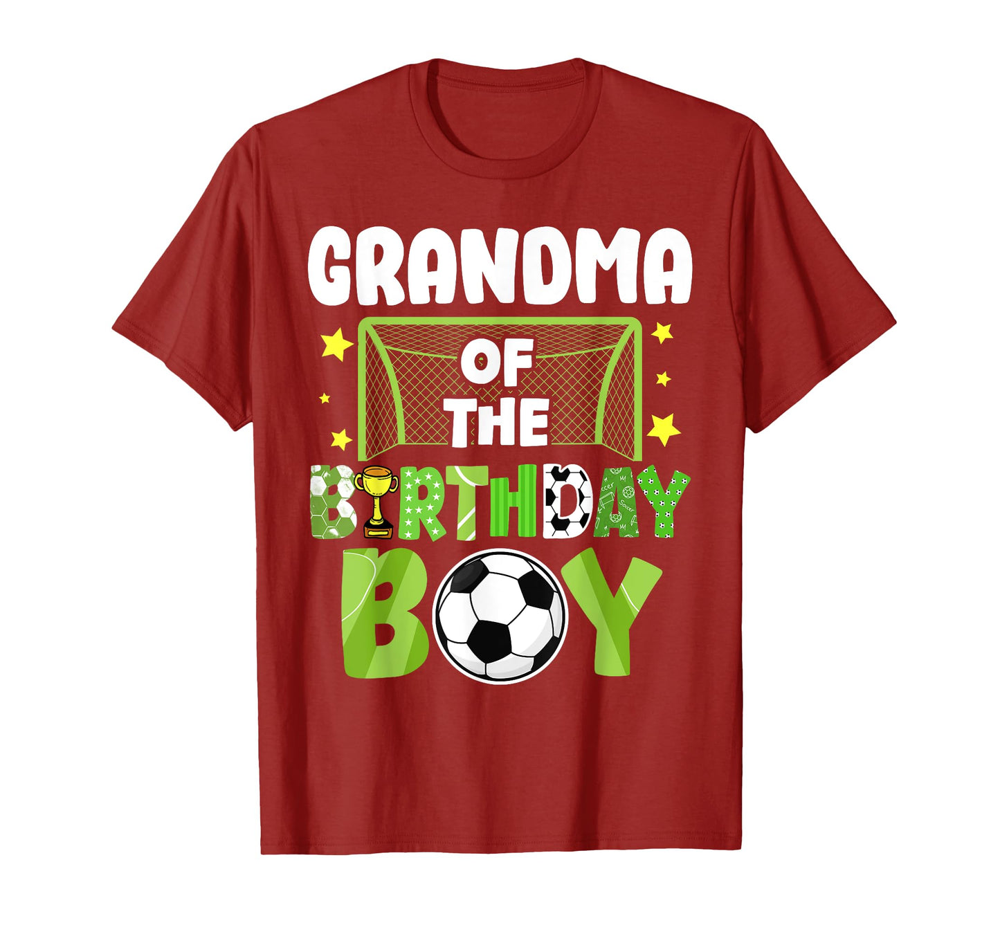 Soccer Grandma Birthday Boy Party Soccer Family Matching T-Shirt