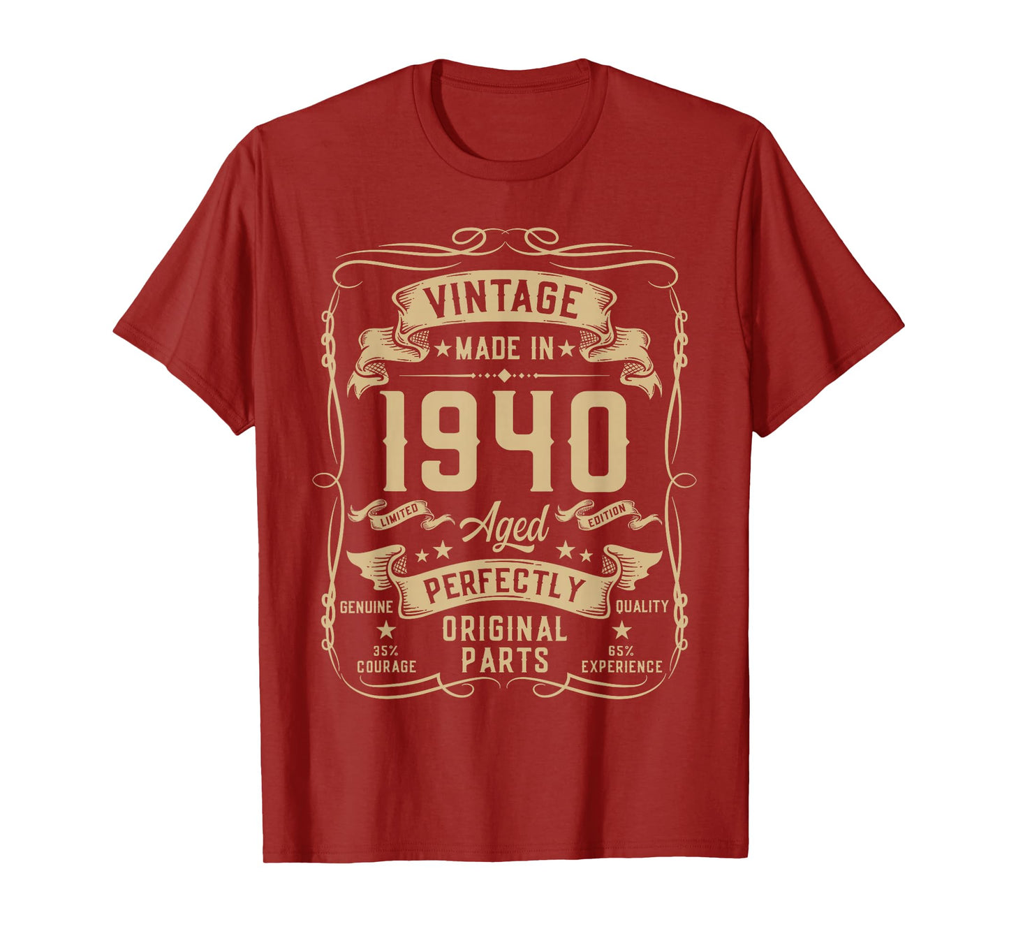 Vintage 1940 85yr 85th Birthday Gifts for Men 85 Years Old T-Shirt