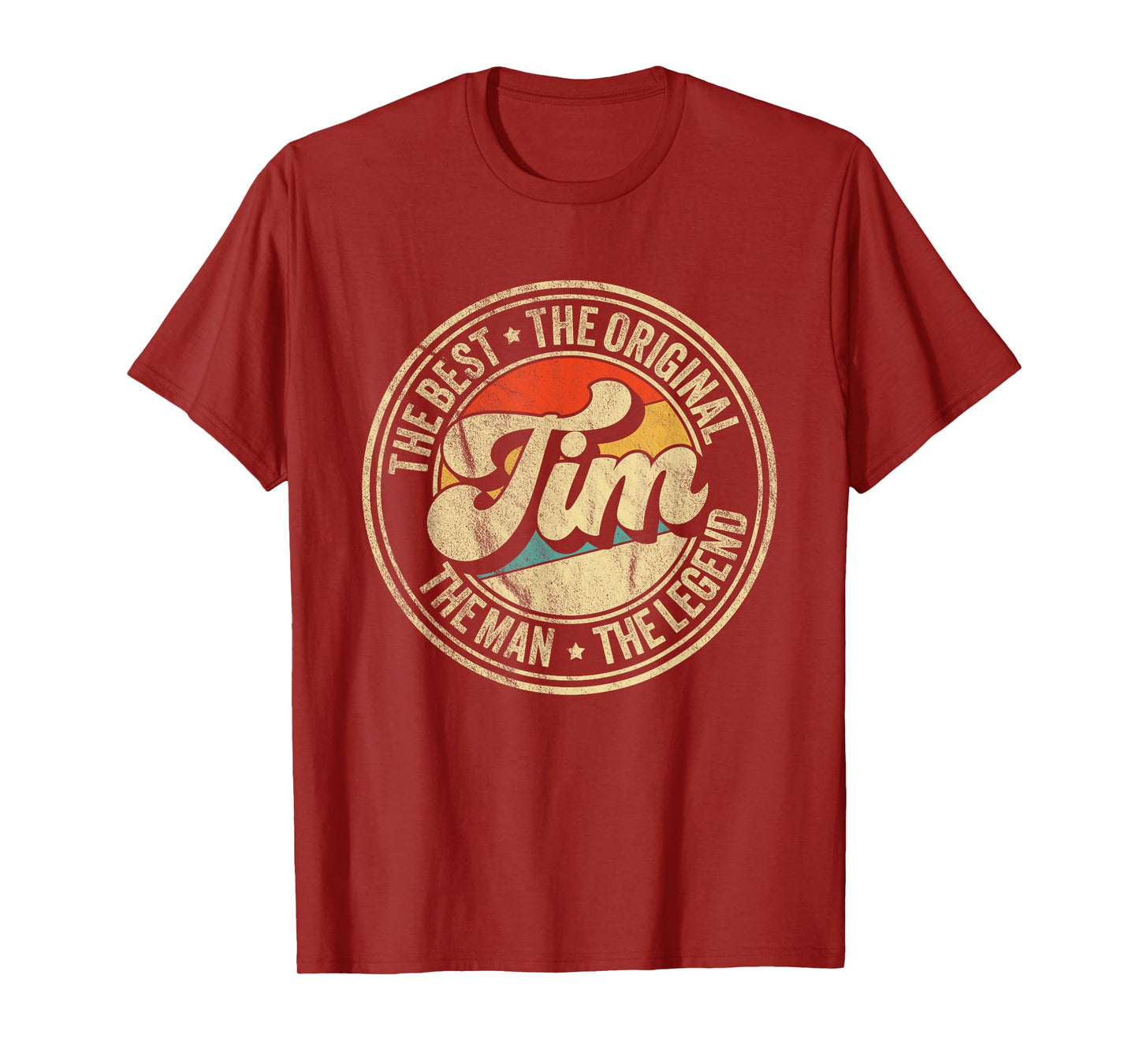 Retro Tim Name Saying For Men Funny Tim T-Shirt