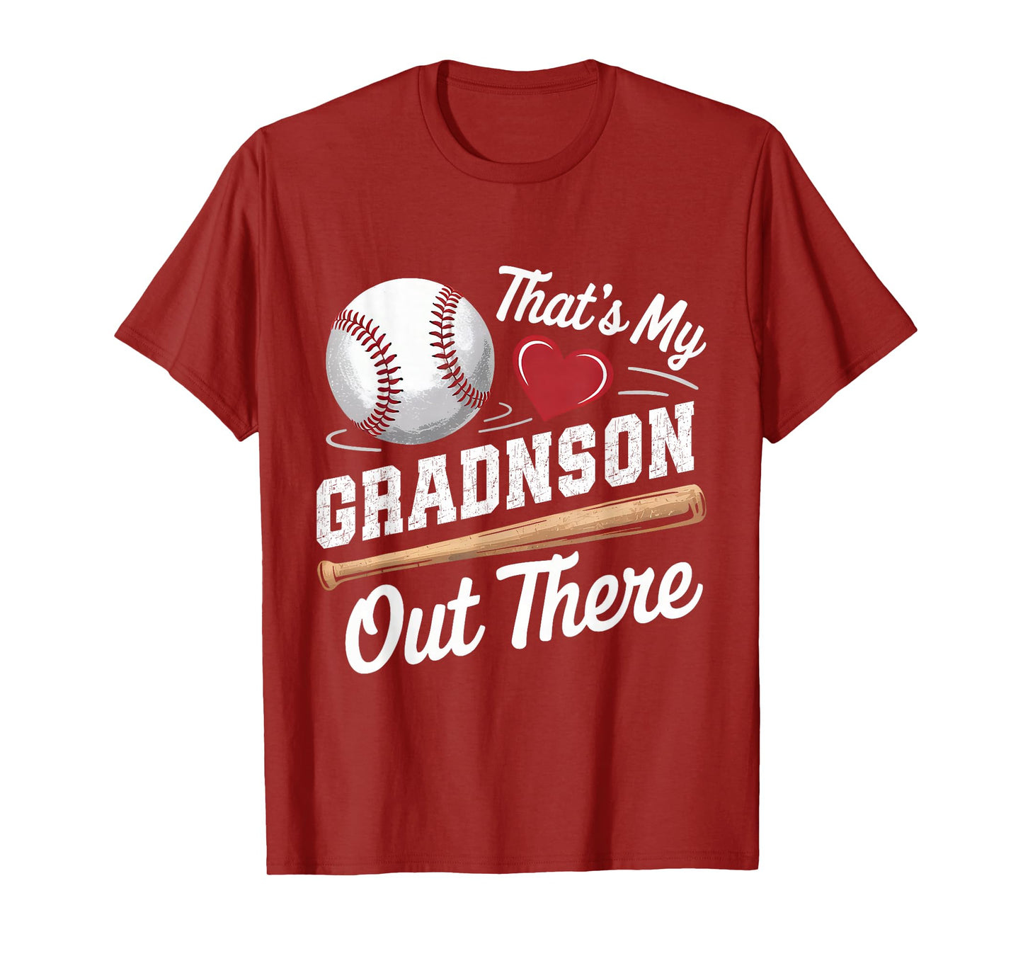 That's My Grandson Out There Baseball Grandma Mothers Day T-Shirt